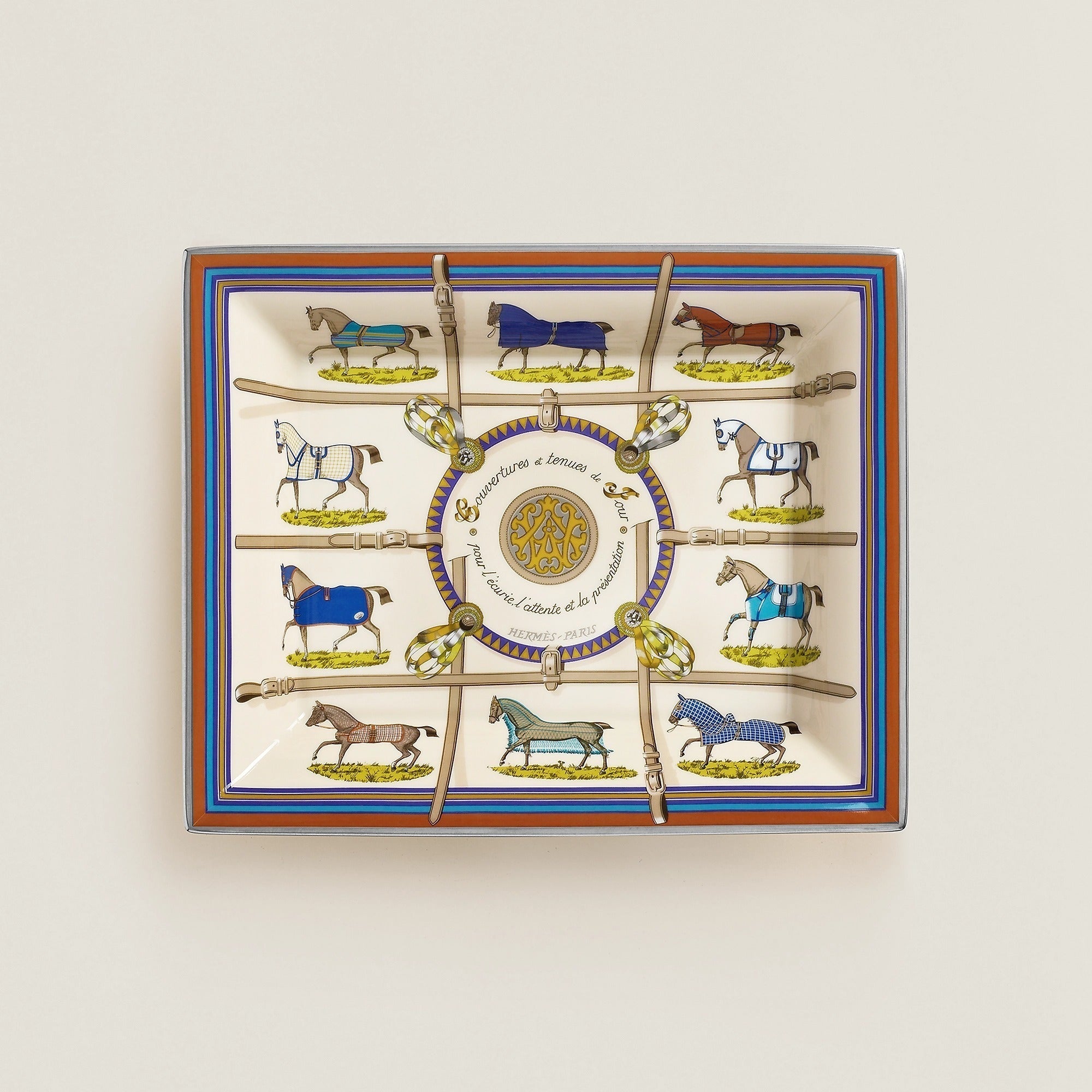 HERMÈS COUVERTURES ET TENUES DE JOUR CHANGE TRAY