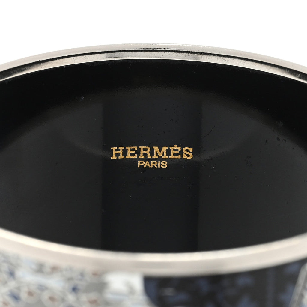 HERMÈS ENAMEL CACHEMIRE DE TAMARA EXTRA WIDE BRACELET