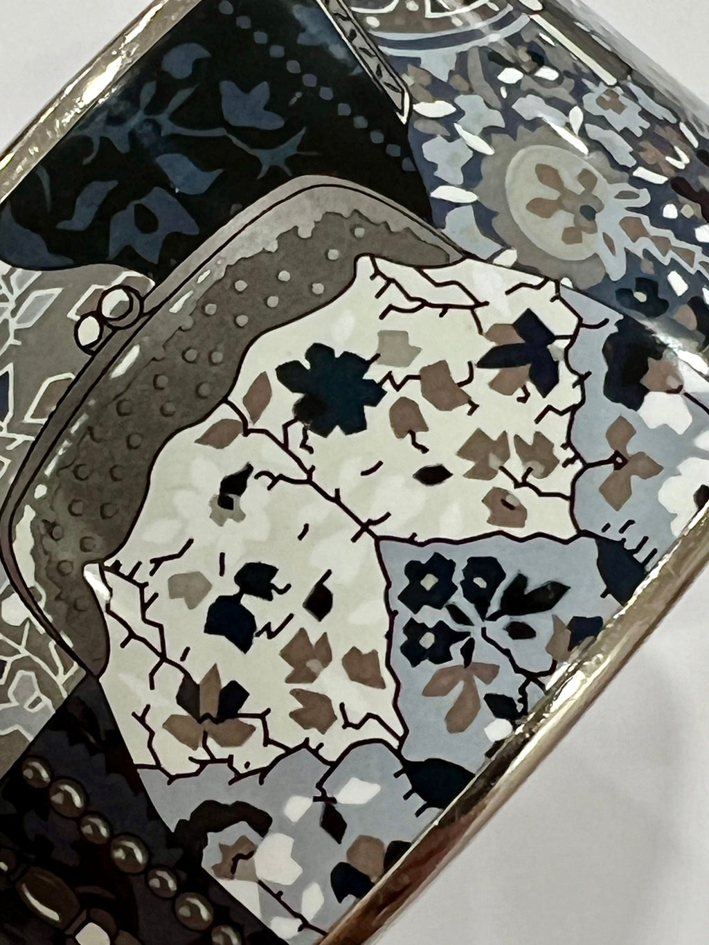 HERMÈS ENAMEL CACHEMIRE DE TAMARA EXTRA WIDE BRACELET