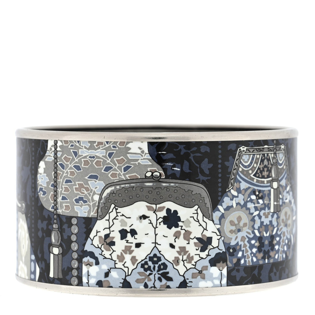 HERMÈS ENAMEL CACHEMIRE DE TAMARA EXTRA WIDE BRACELET