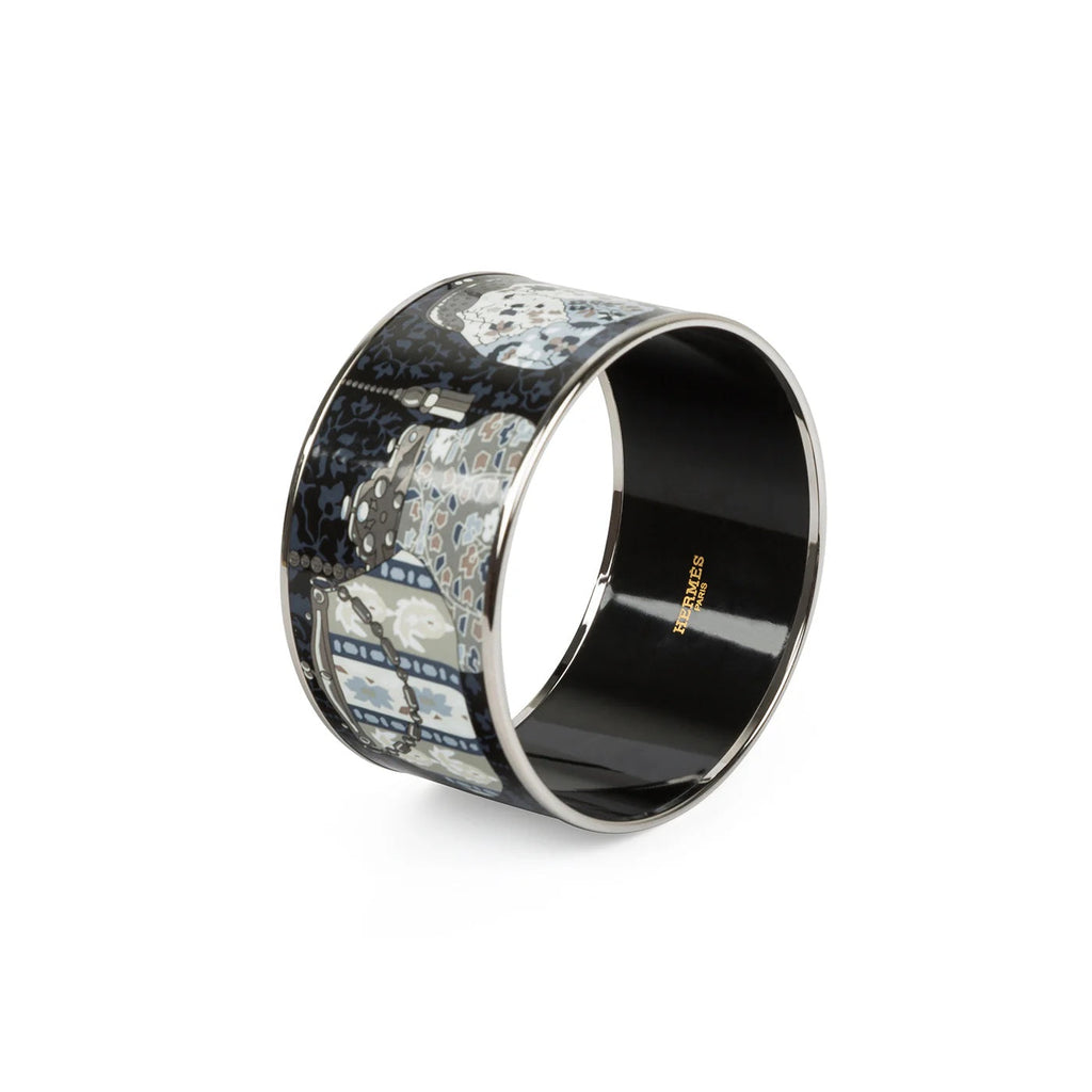 HERMÈS ENAMEL CACHEMIRE DE TAMARA EXTRA WIDE BRACELET