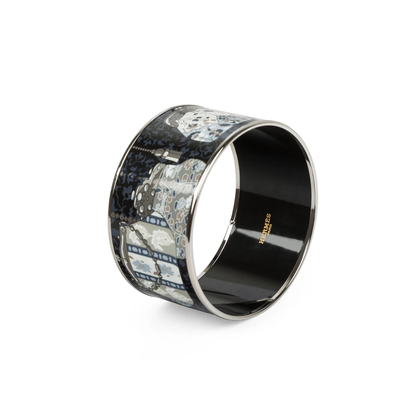 HERMÈS ENAMEL CACHEMIRE DE TAMARA EXTRA WIDE BRACELET