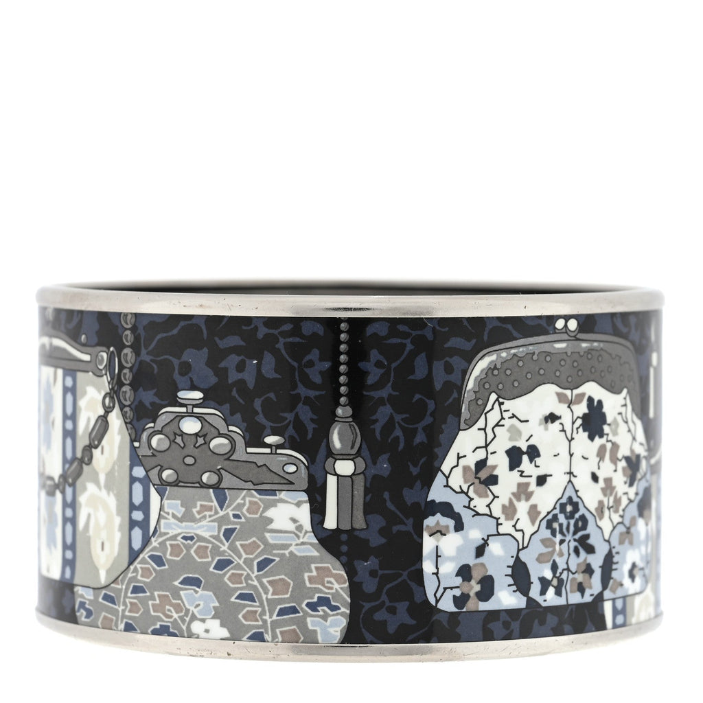 HERMÈS ENAMEL CACHEMIRE DE TAMARA EXTRA WIDE BRACELET