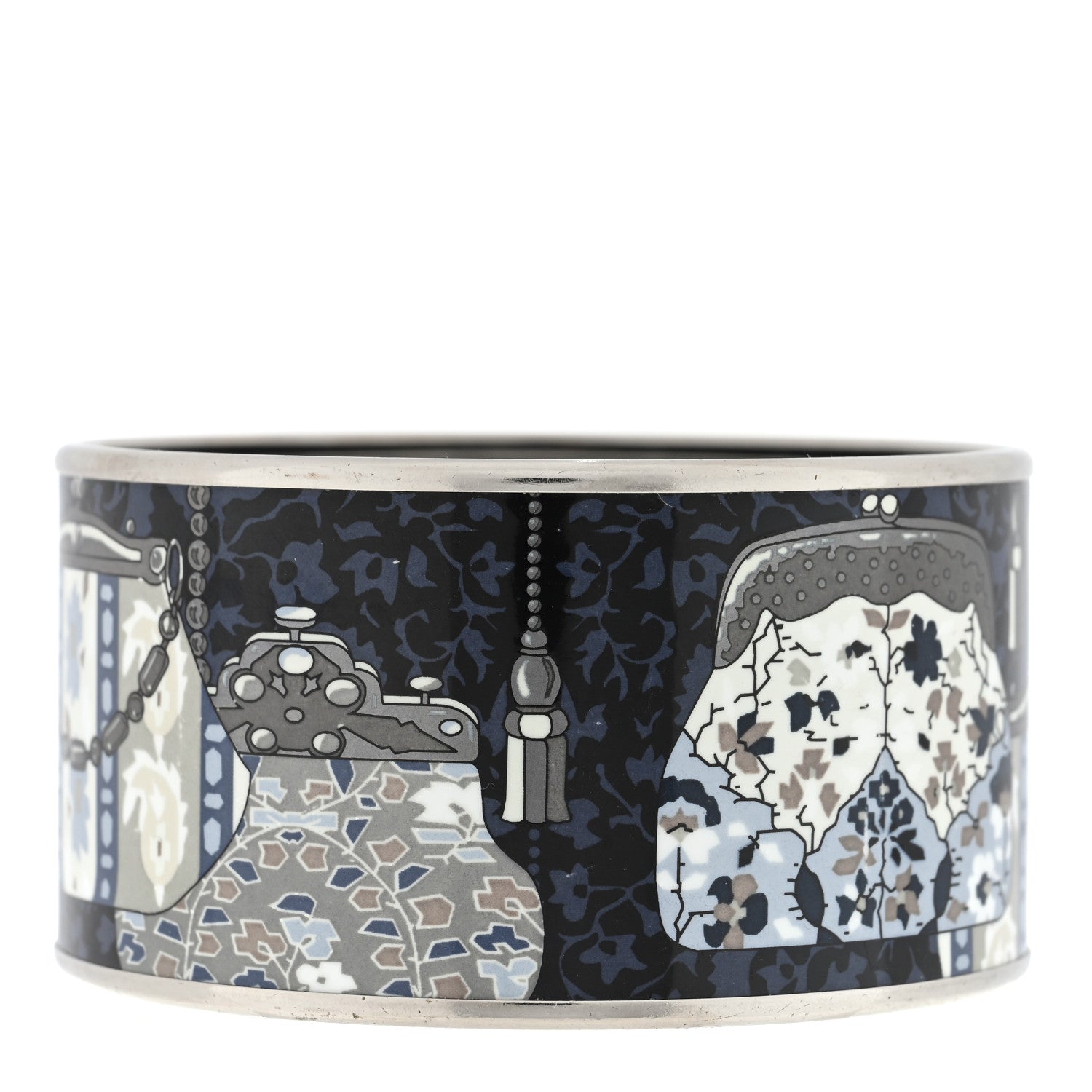 HERMÈS ENAMEL CACHEMIRE DE TAMARA EXTRA WIDE BRACELET