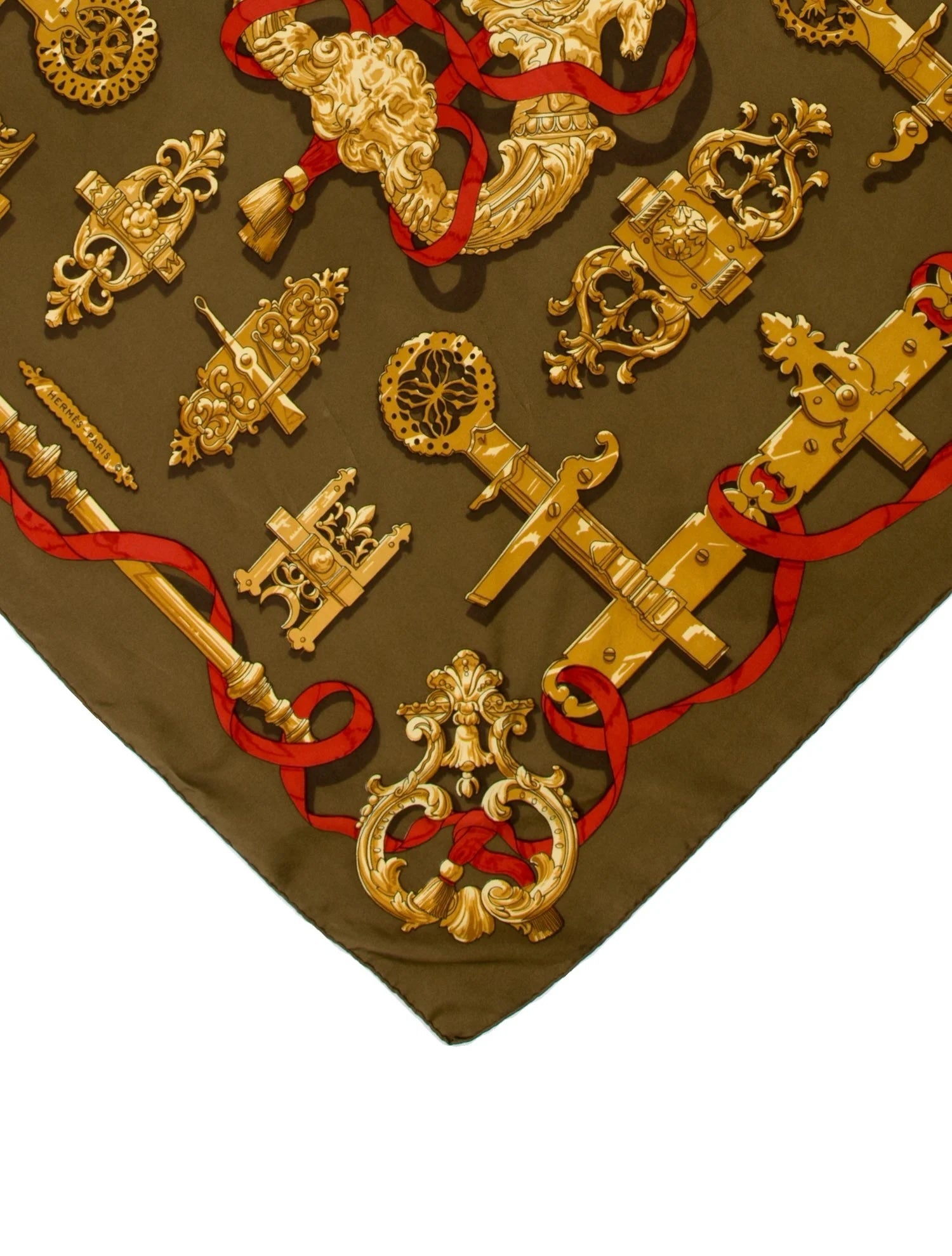 HERMÈS FERRONNERIE SILK SCARF
