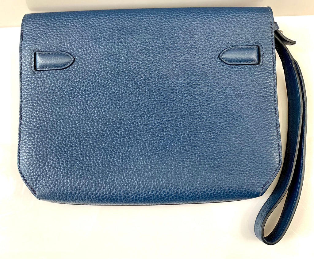 HERMÈS KELLY DEPECHES 25 TOGO LEATHER POUCH/CUTCH BAG