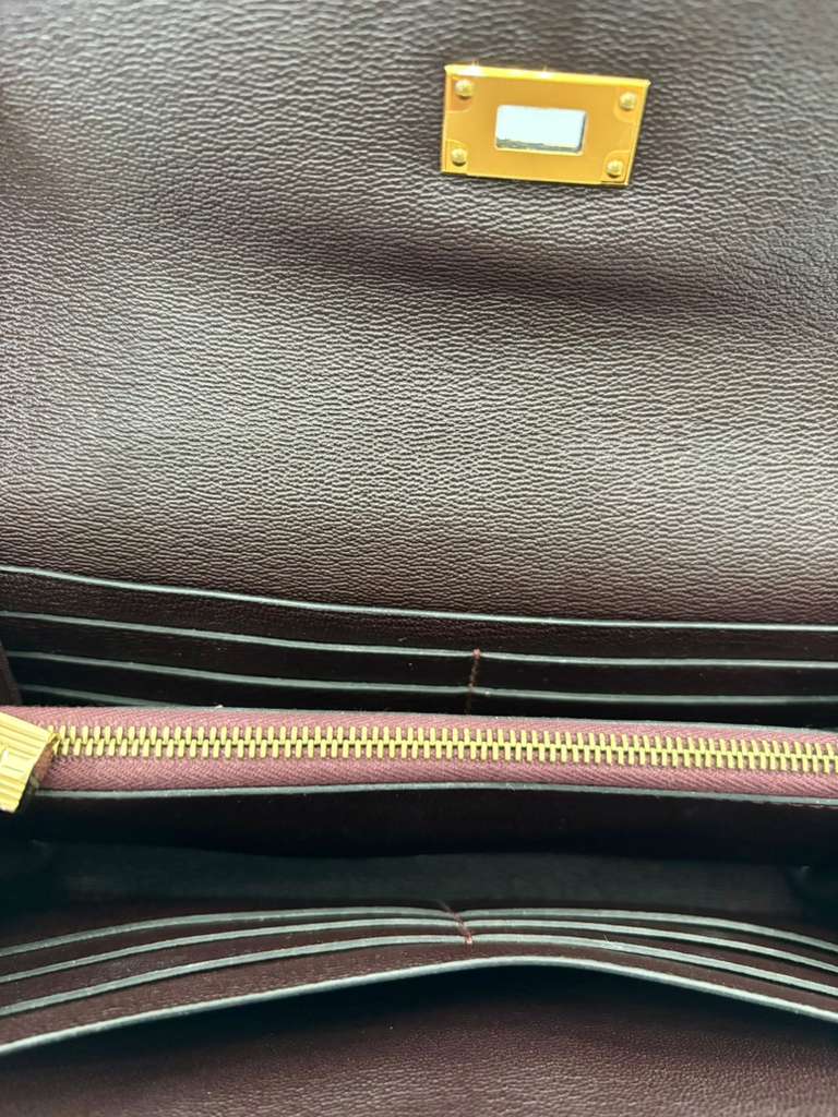 HERMÈS KELLY CLASSIQUE TO GO ALLIGATOR LEATHER WALLET