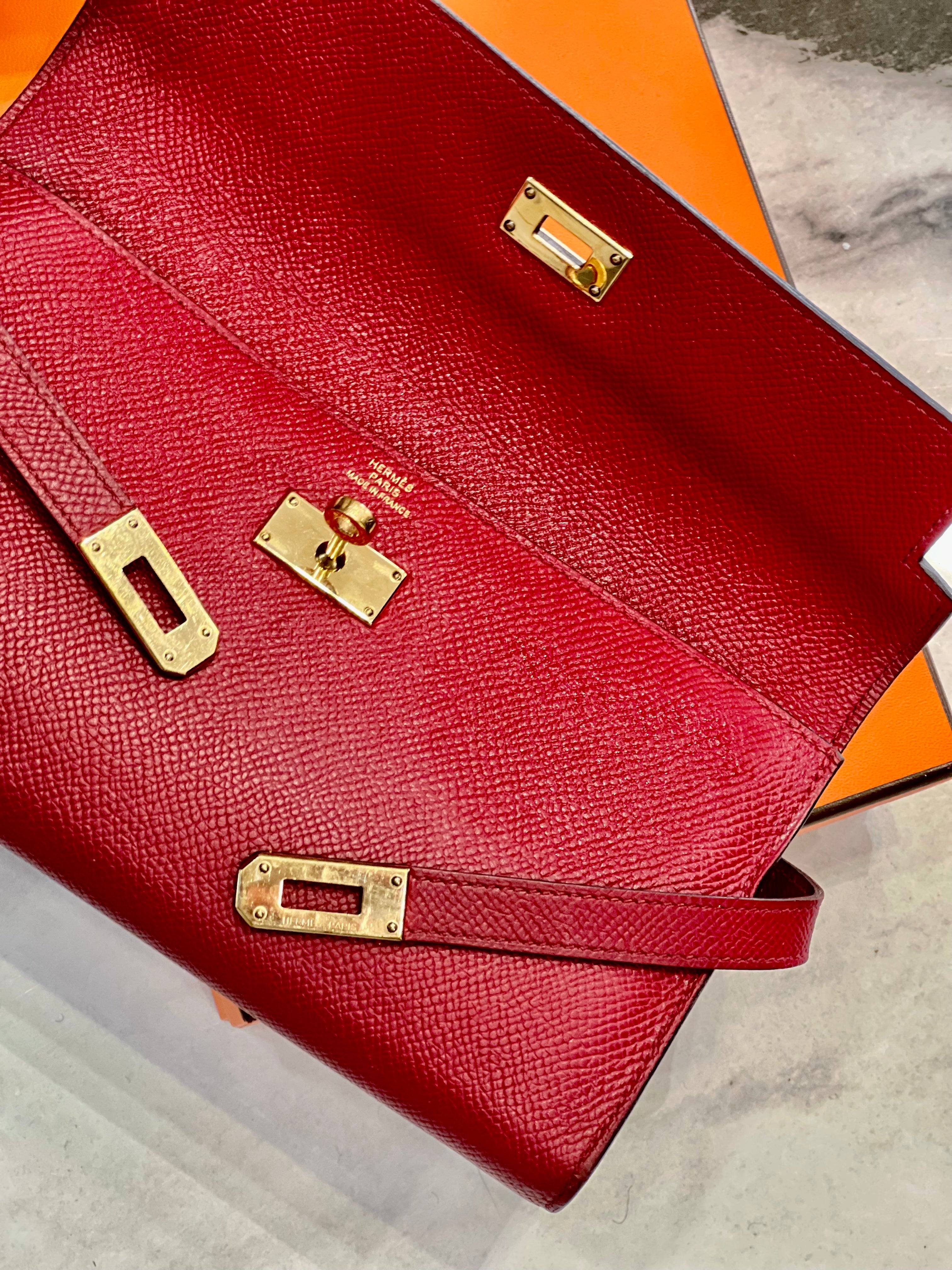 HERMÈS KELLY WALLET EPSOM LEATHER