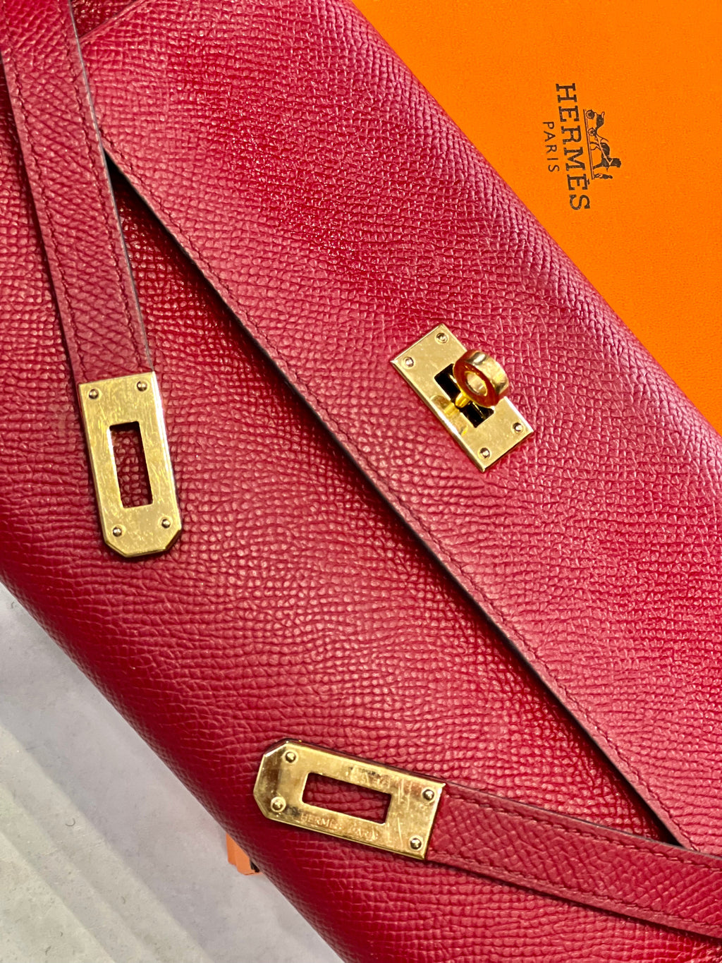 HERMÈS KELLY WALLET EPSOM LEATHER