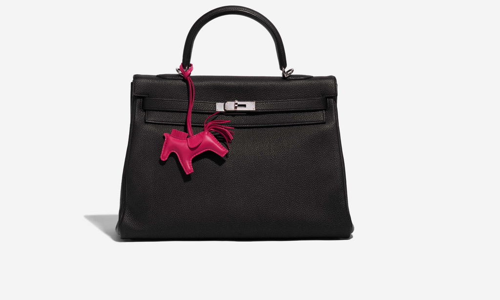 HERMÈS RODEO MILO HORSEHAIR GRIGRI BAG CHARM MM