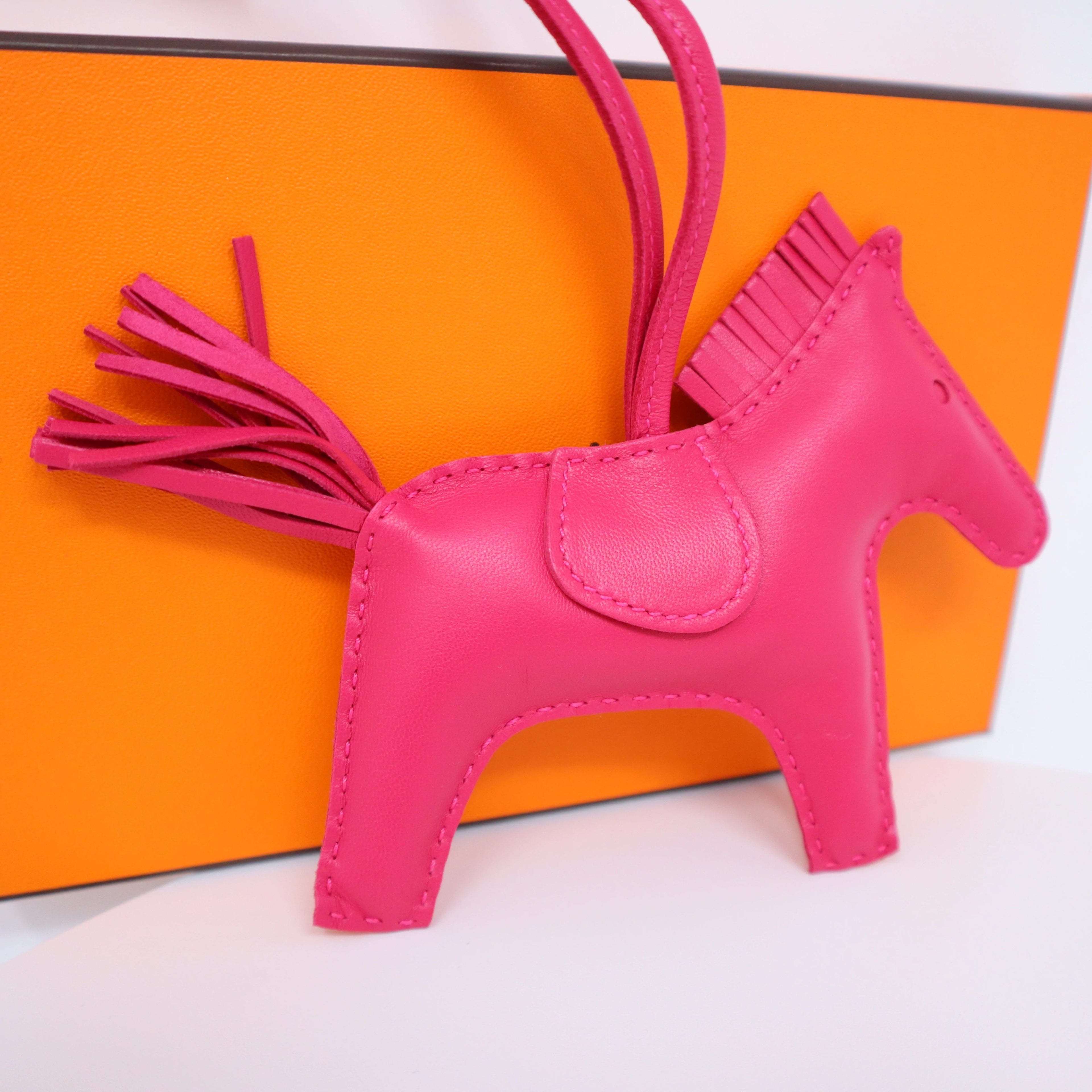 HERMÈS RODEO MILO HORSEHAIR GRIGRI BAG CHARM MM