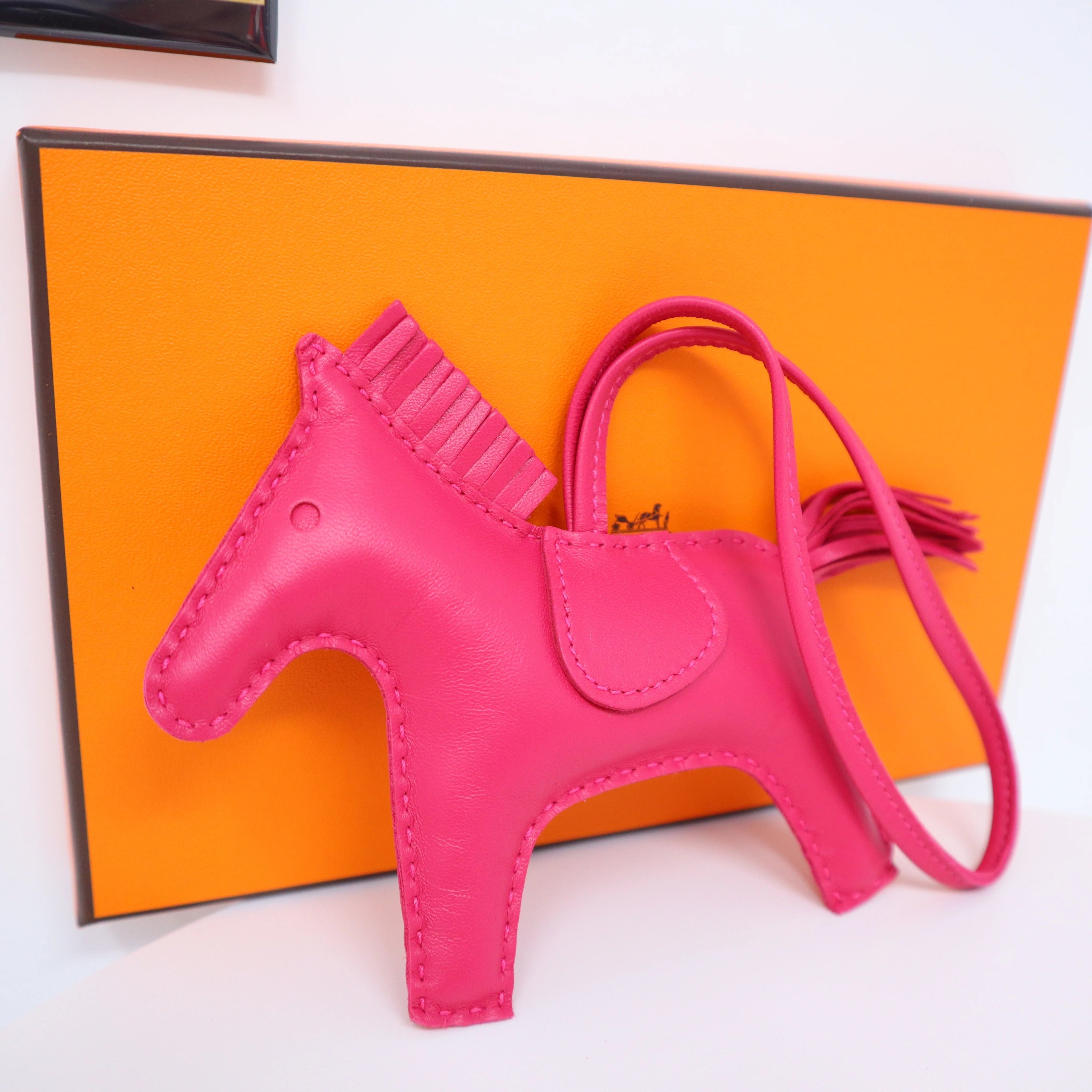 HERMÈS RODEO MILO HORSEHAIR GRIGRI BAG CHARM MM