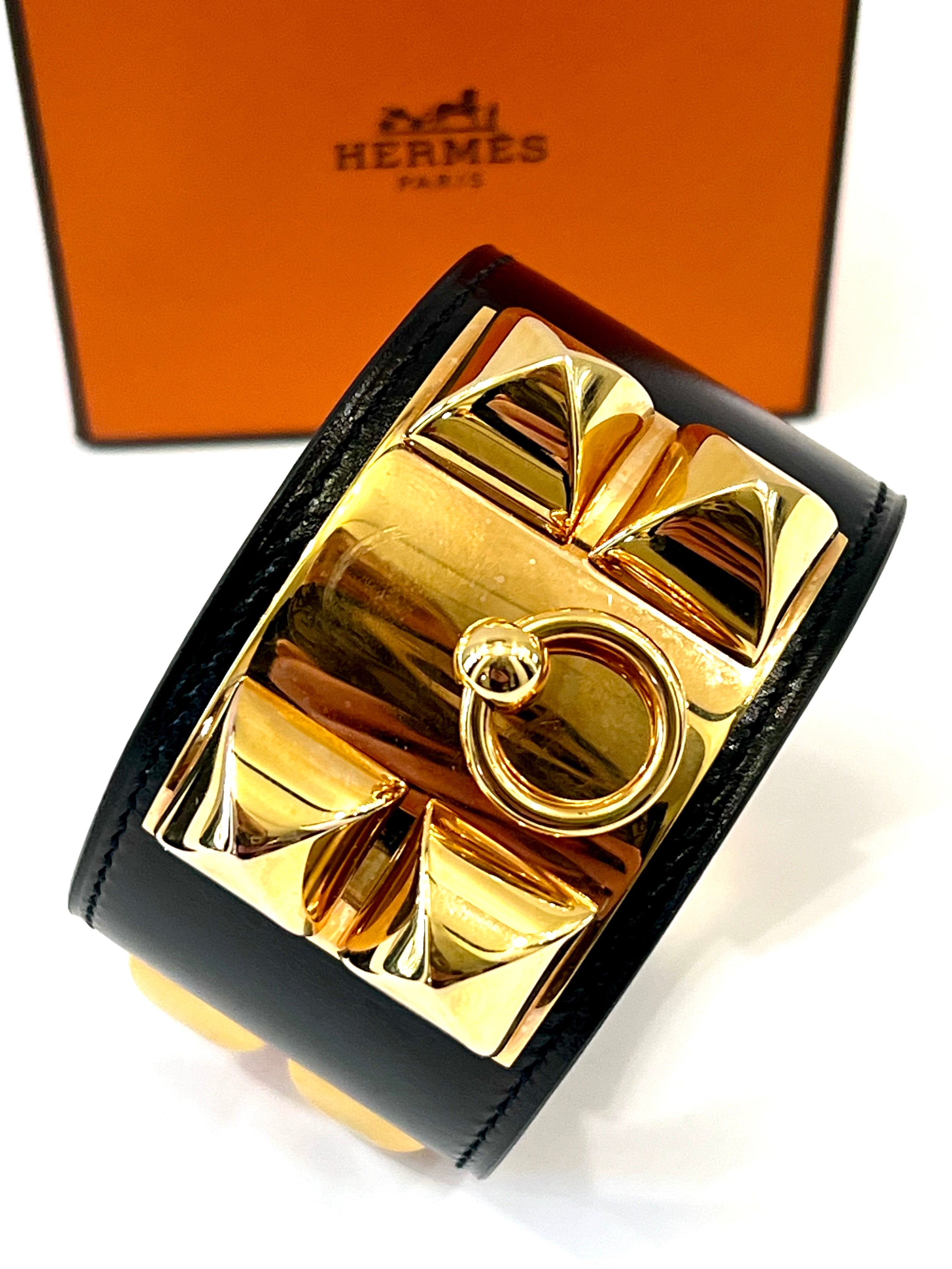 HERMÈS COLLIER DE CHIEN LEATHER BRACELET