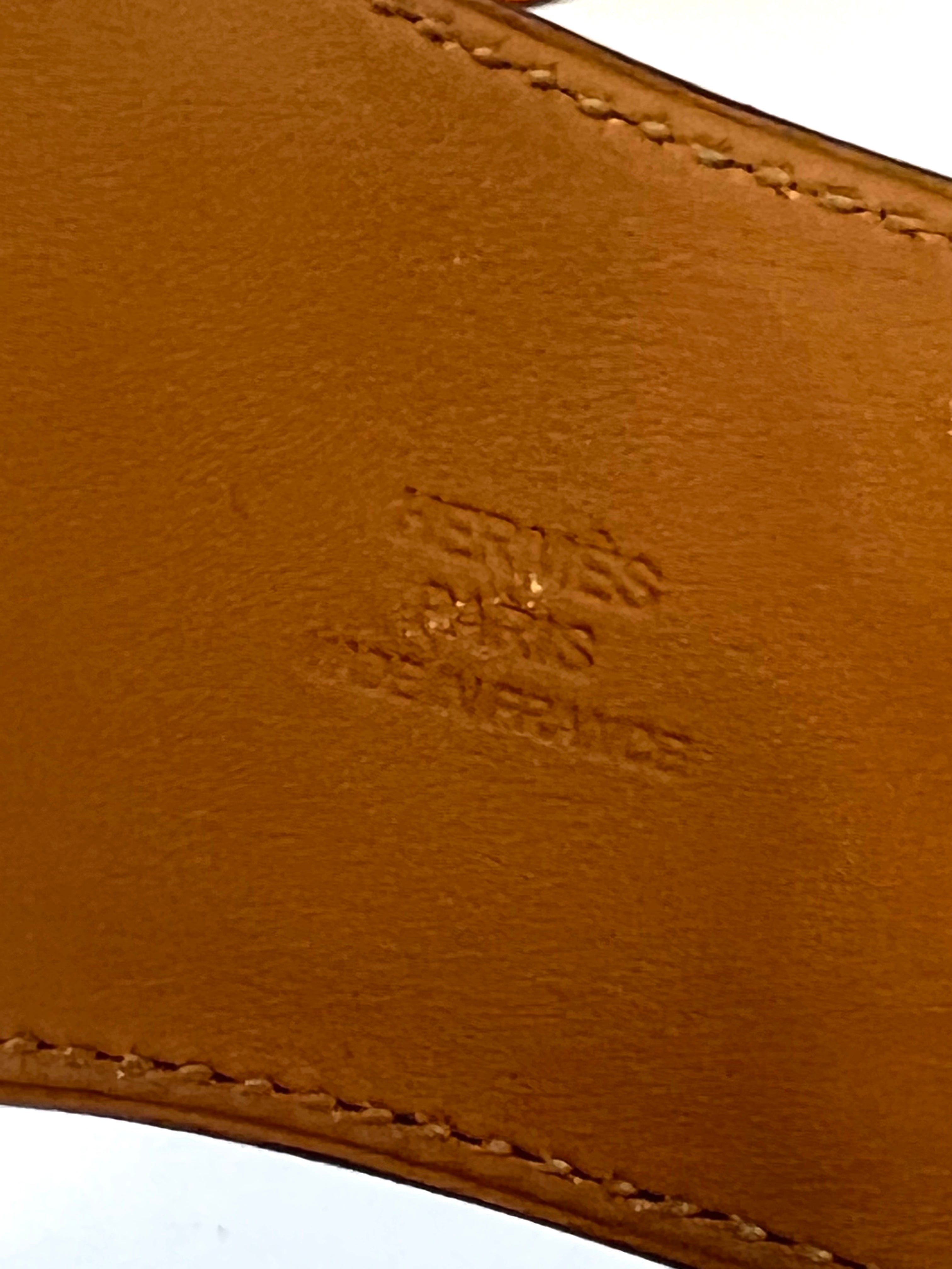 HERMÈS COLLIER DE CHIEN LEATHER BRACELET