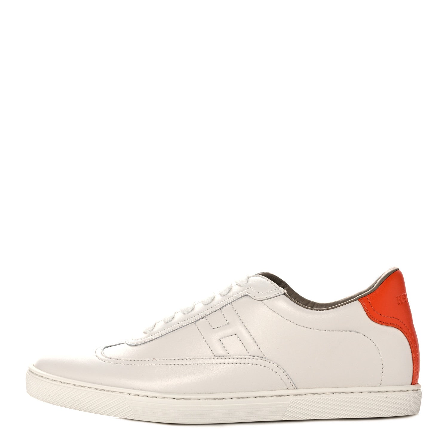 HERMÈS QUICKER CALFSKIN LEATHER MEN'S SNEAKERS