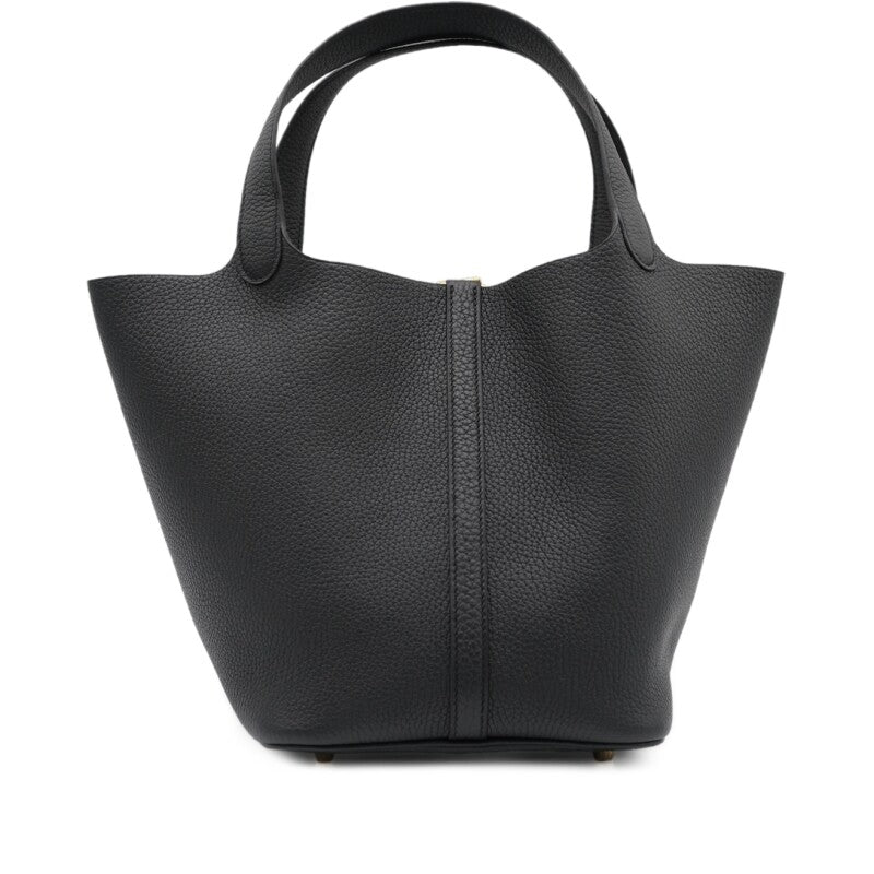 HERMÈS PITCOTIN LOCK 22 CLEMENCE LEATHER BAG
