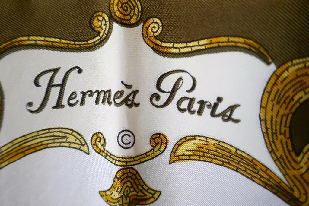 HERMÈS ULTRA RARE 1969 SILK SCARF CHEVAL TURC BY CHRISTINE VAUZELLES