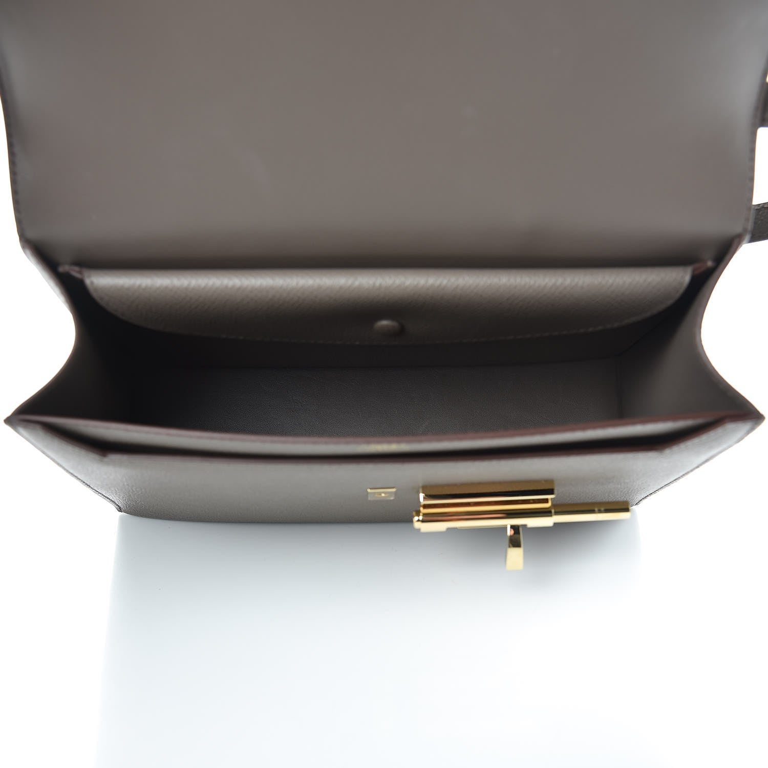 HERMÈS VERROU 21 EPSOM LEATHER SHOULDER BAG ETAIN