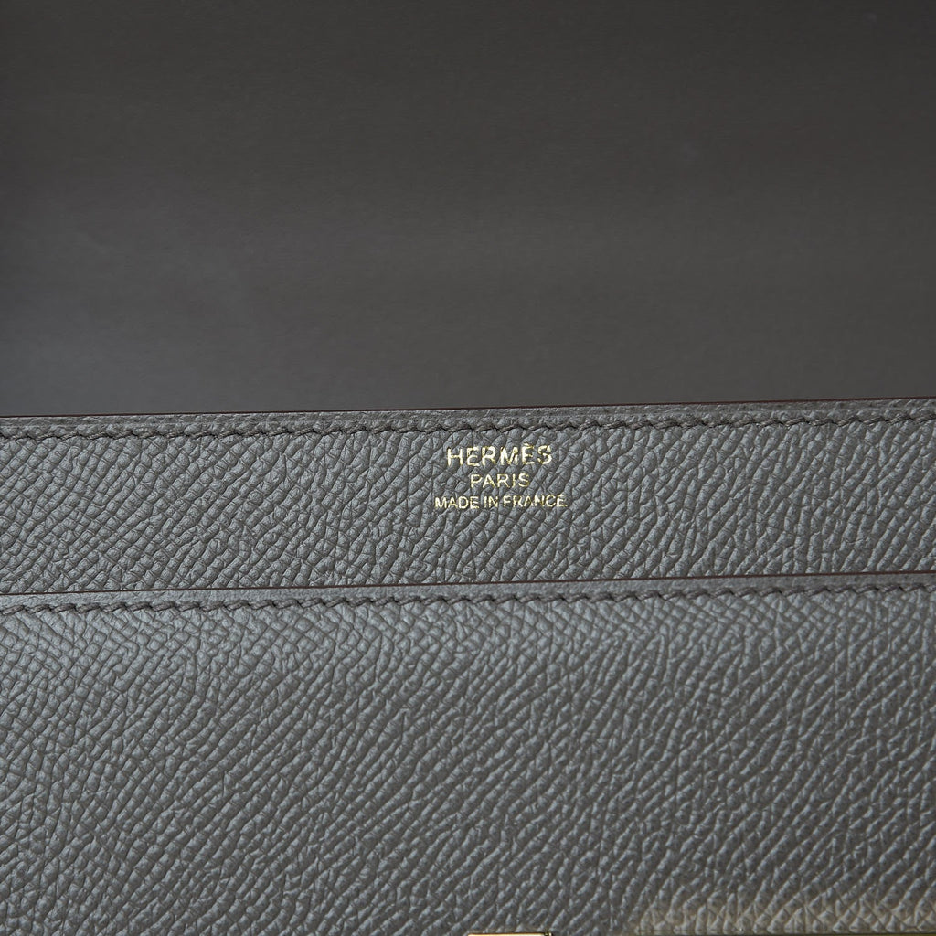 HERMÈS VERROU 21 EPSOM LEATHER SHOULDER BAG ETAIN
