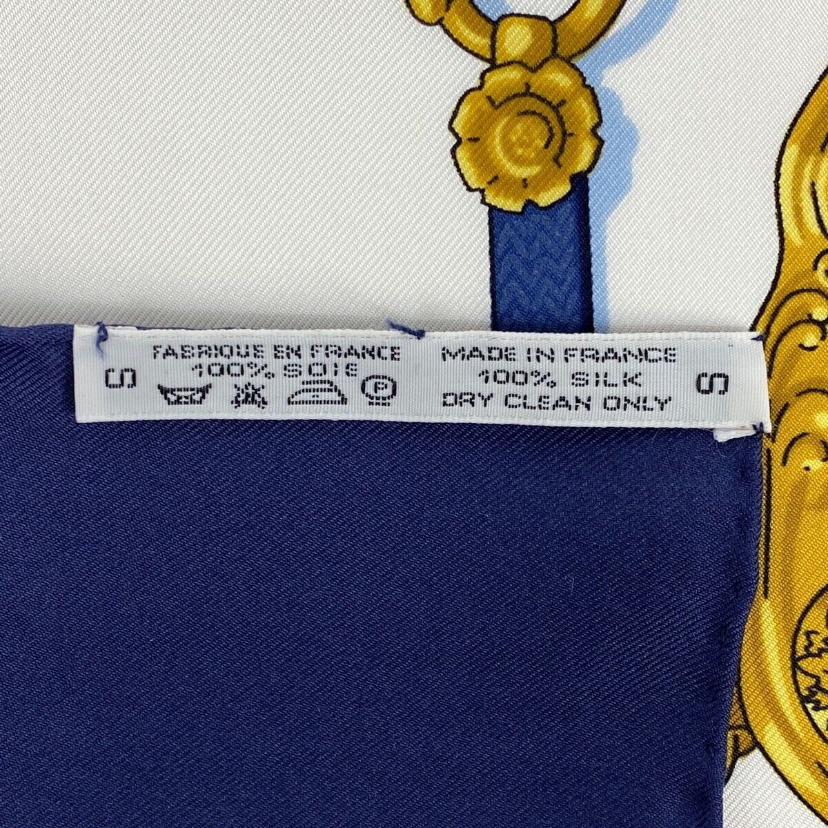 HERMÈS "ECOLE FRANCAISE D'EQUITATION," BY JEAN DE FOUGEROLLE SILK SCARF