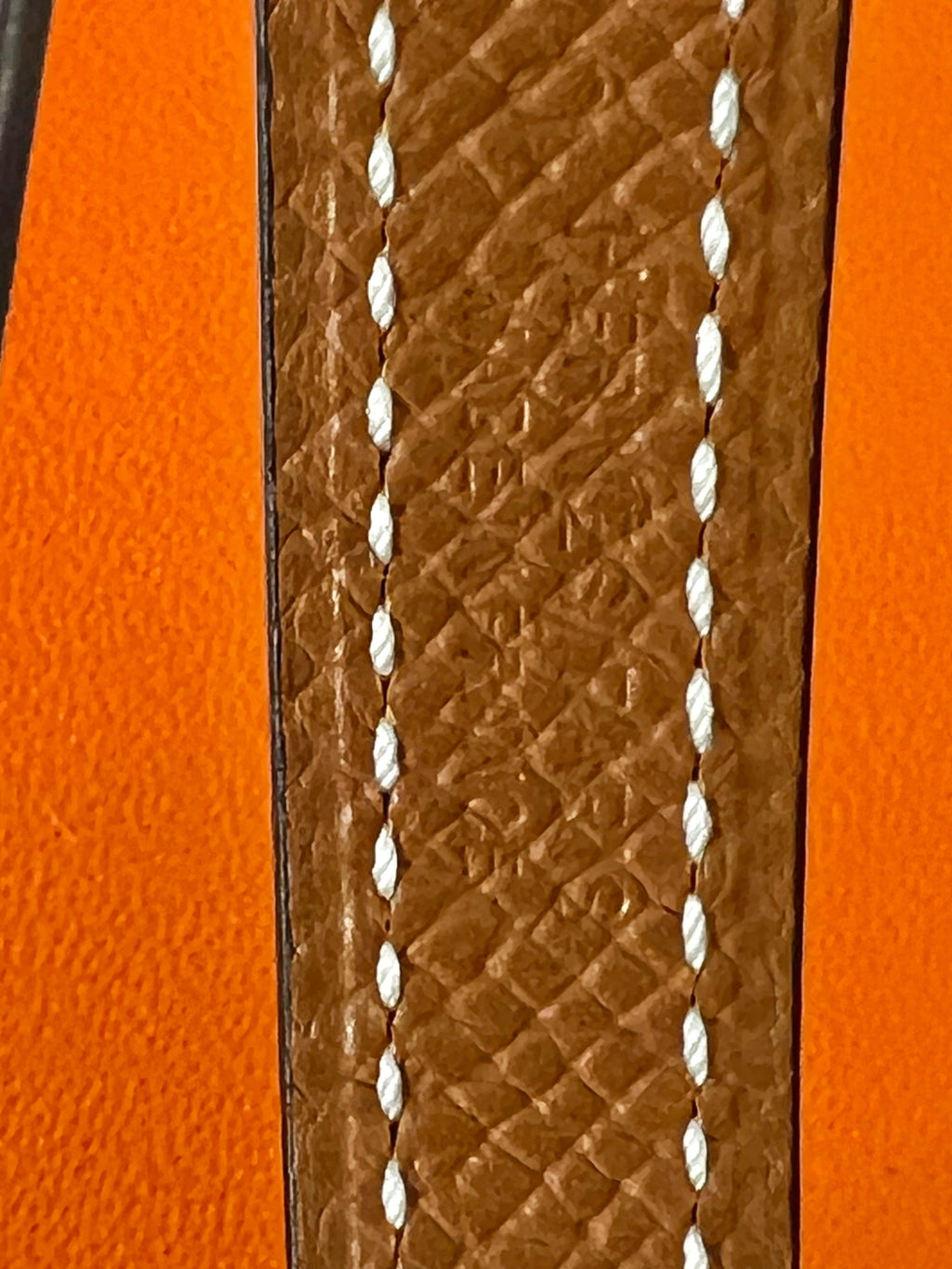 HERMÈS BUBBLE BUCKLE LEATHER REVERSIBLE BELT