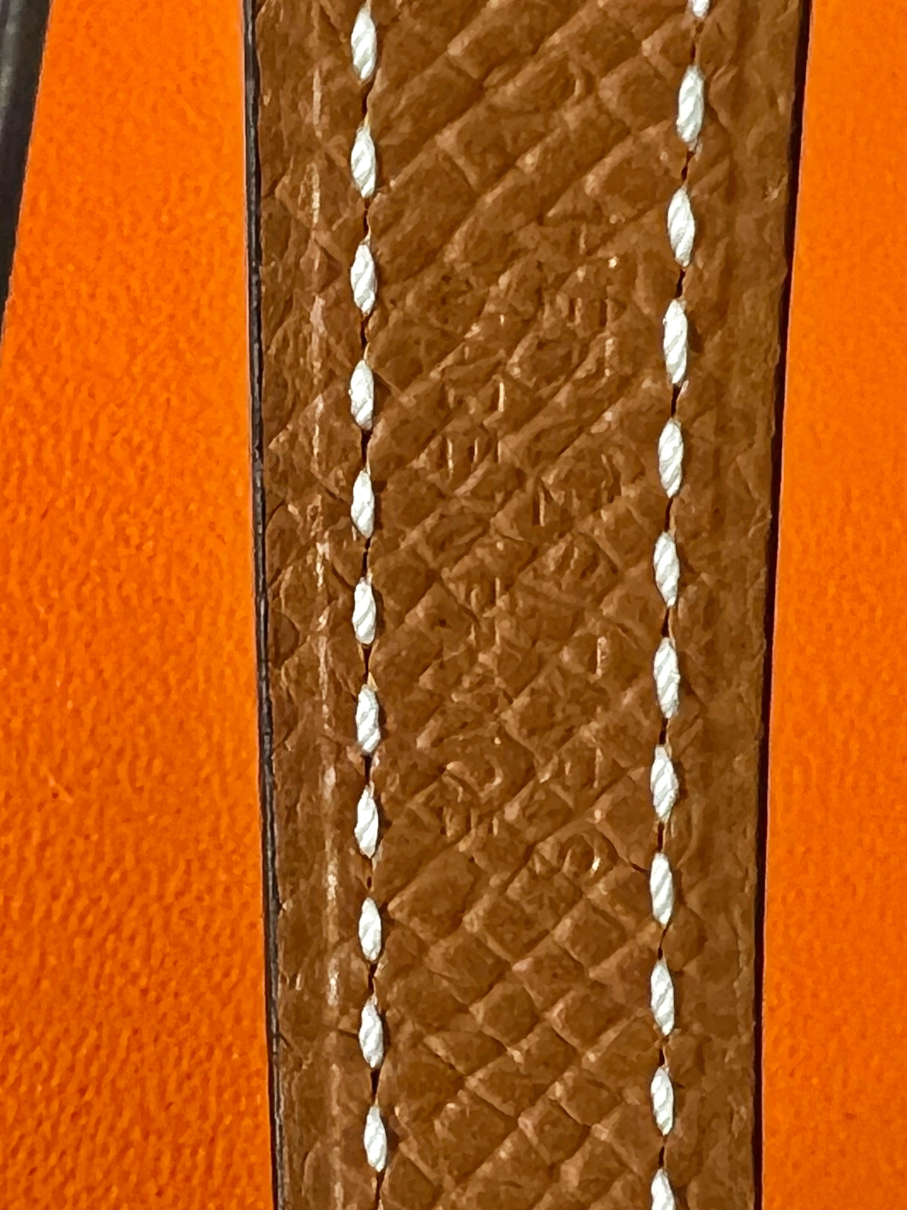 HERMÈS BUBBLE BUCKLE LEATHER REVERSIBLE BELT
