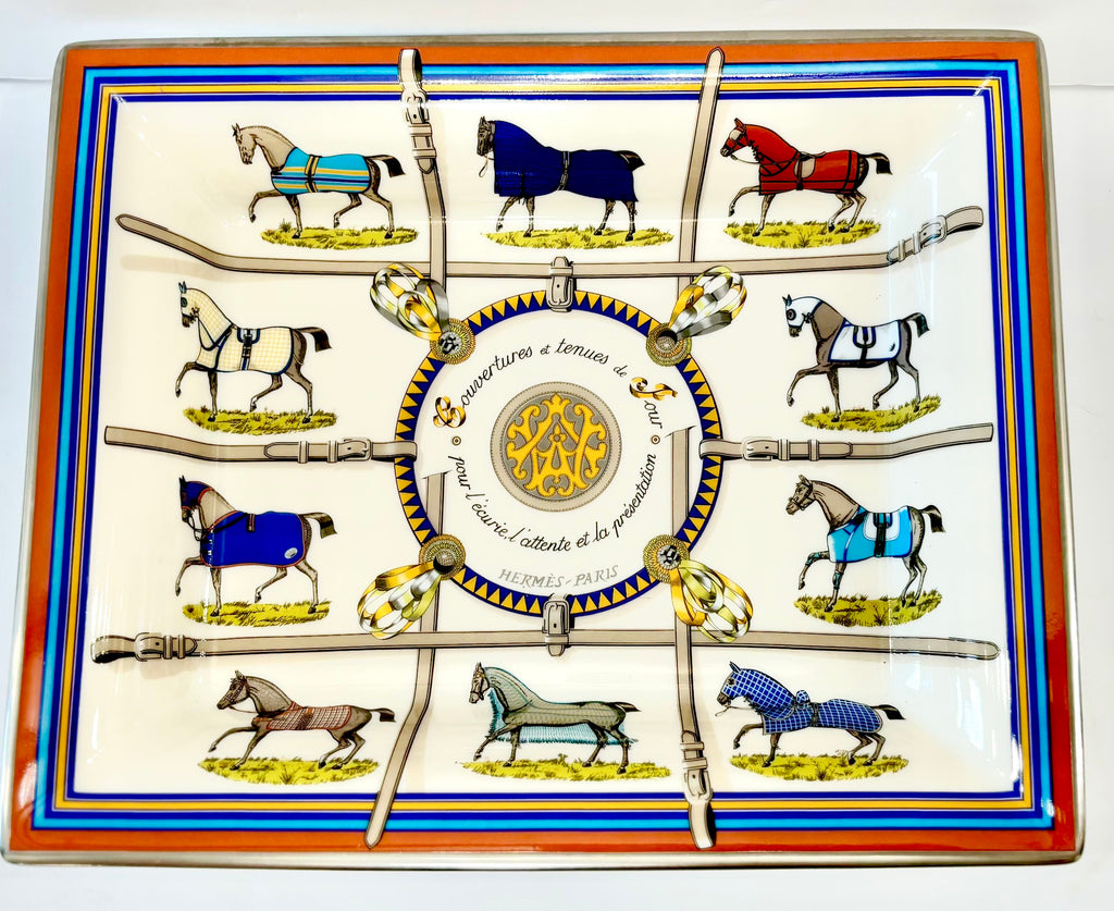HERMÈS COUVERTURES ET TENUES DE JOUR CHANGE TRAY