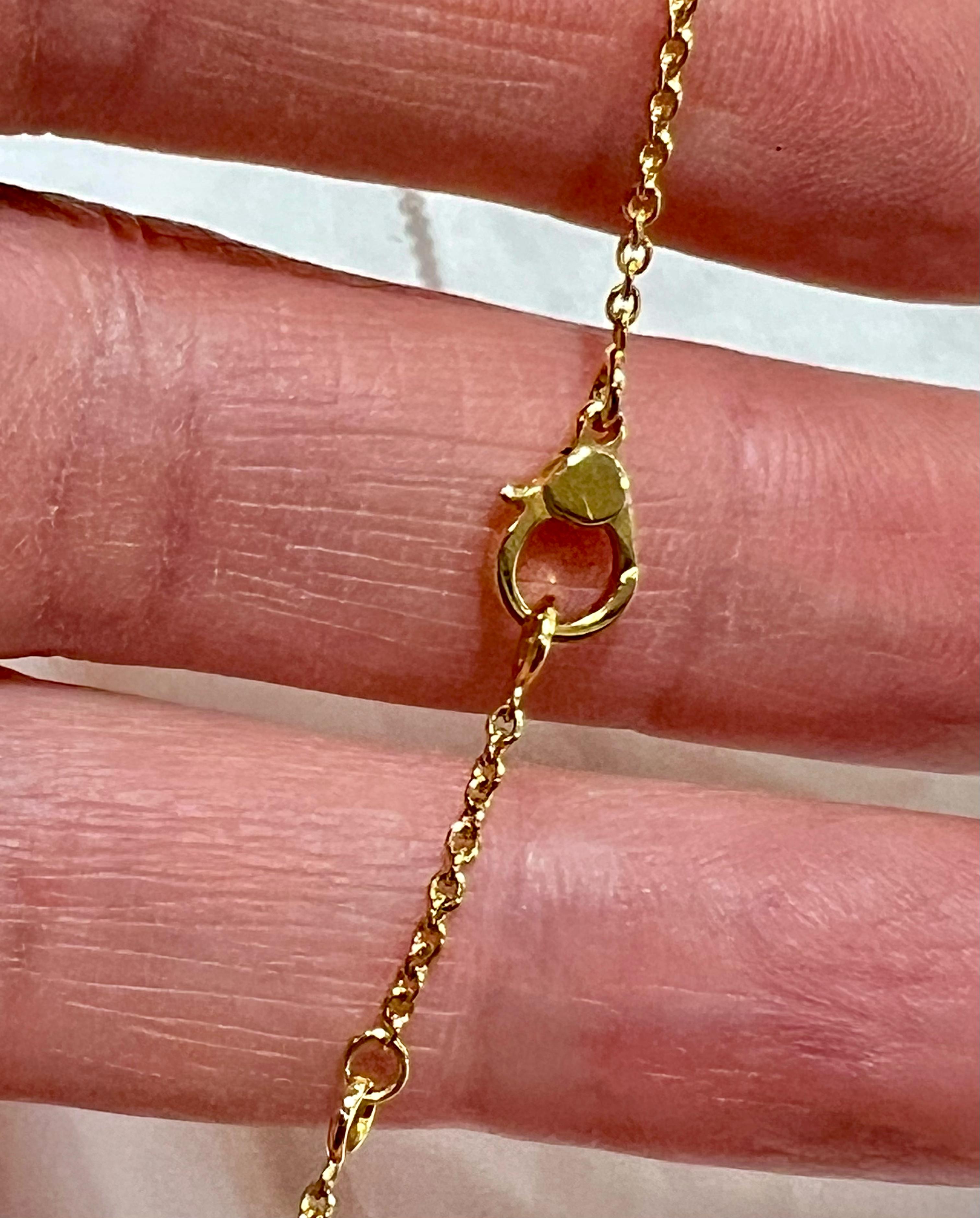 HERMÈS PENDANT 18K ROSE GOLD NECKLACE