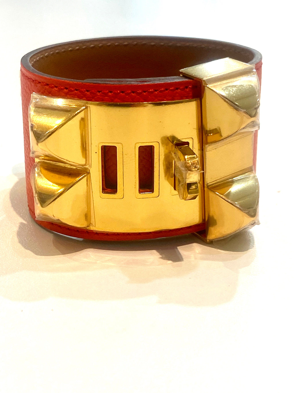 HERMÈS COLLIER DE CHIEN SWIFT T2 CUFF BRACELET