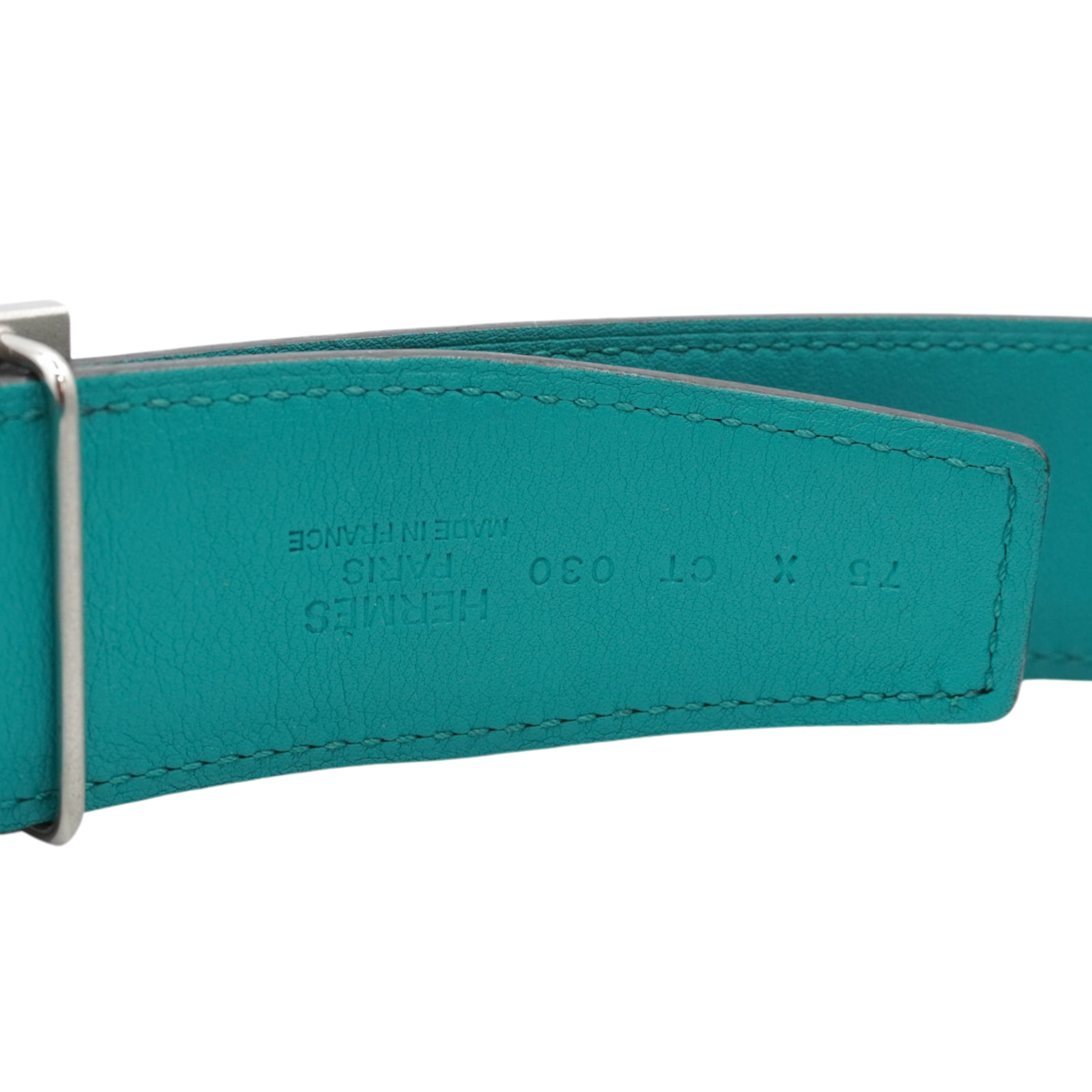 Hermes 'H Guillochee' Belt - 75
