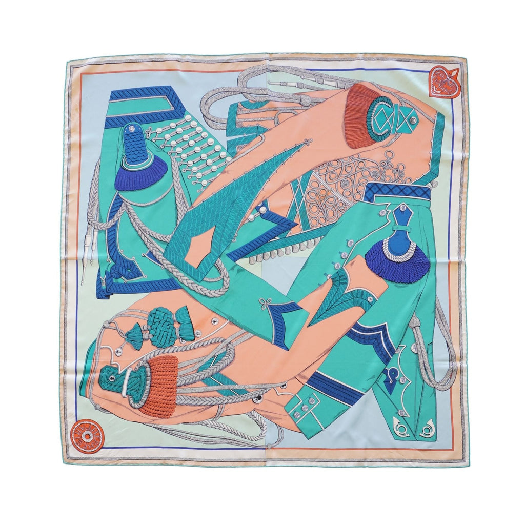 Hermes 'Zouaves et Dragons' Scarf