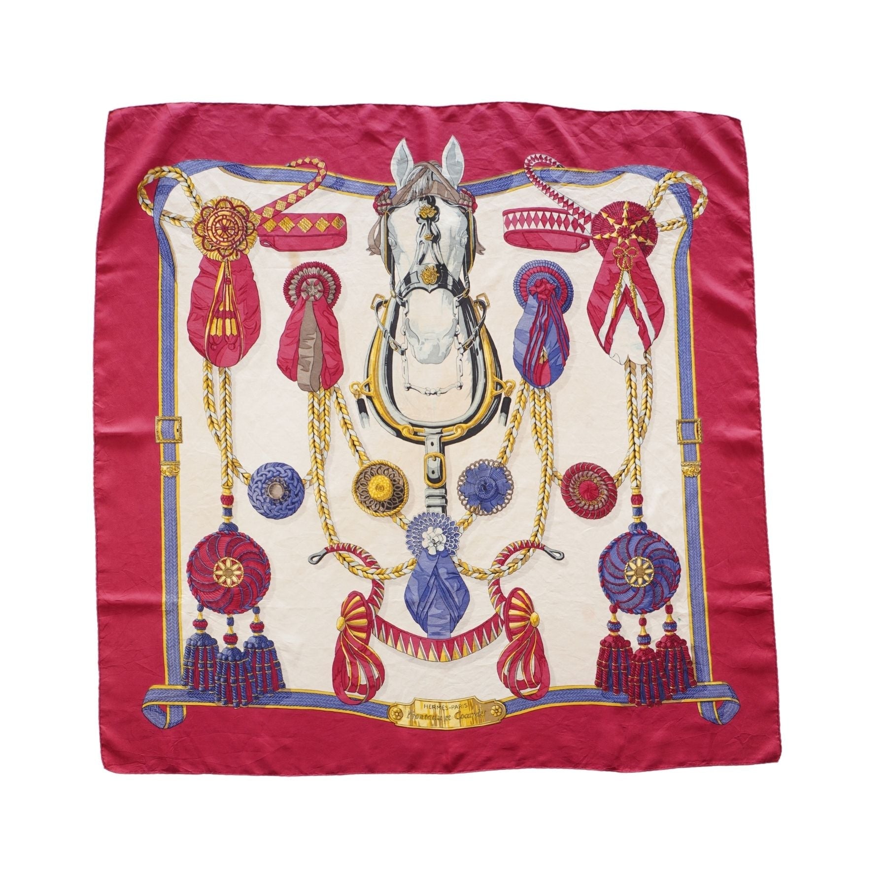Hermes 'Frontaux et Coes' Scarf