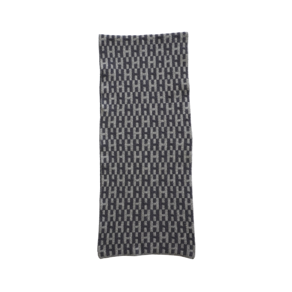 Hermes Monogram Cashmere Scarf