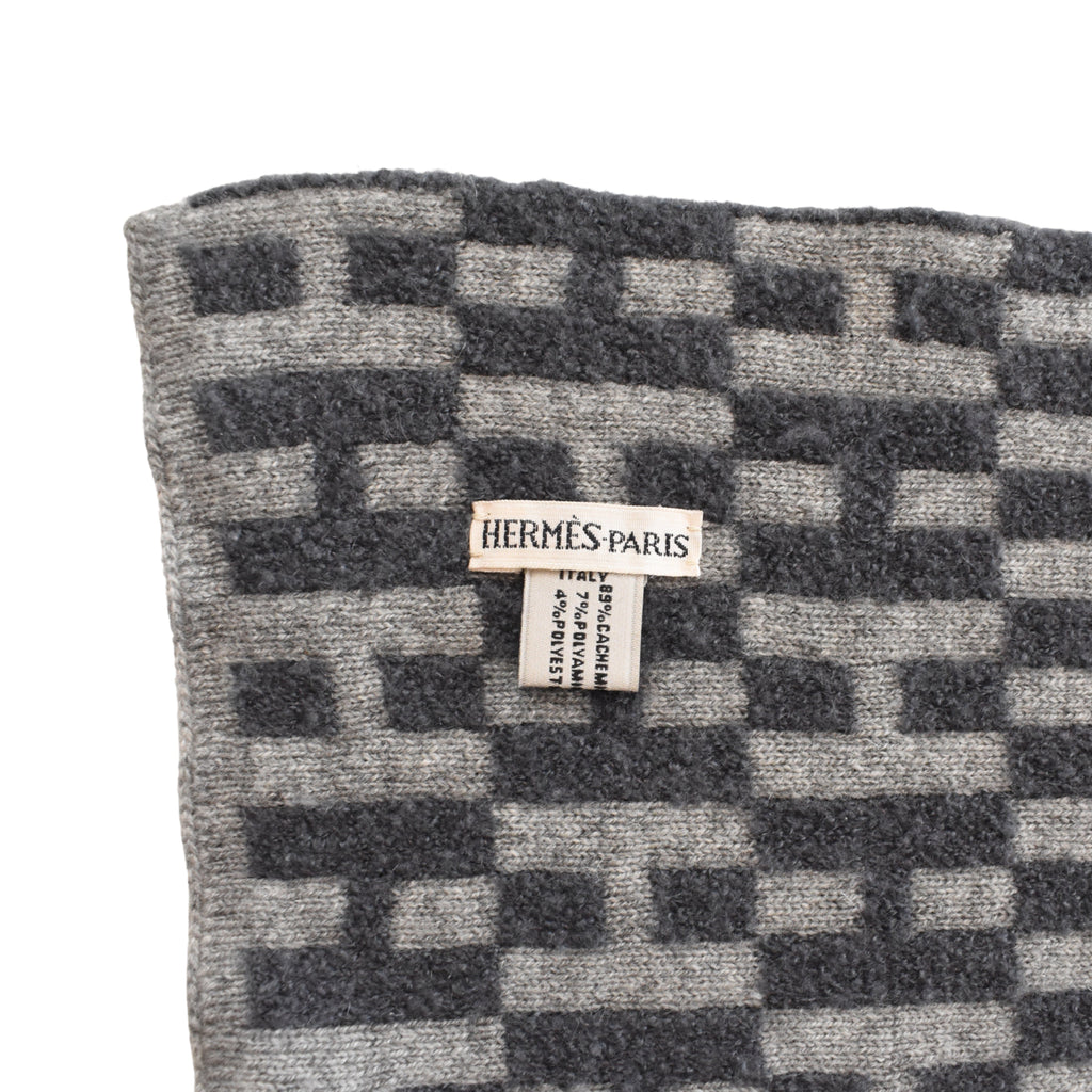 Hermes Monogram Cashmere Scarf