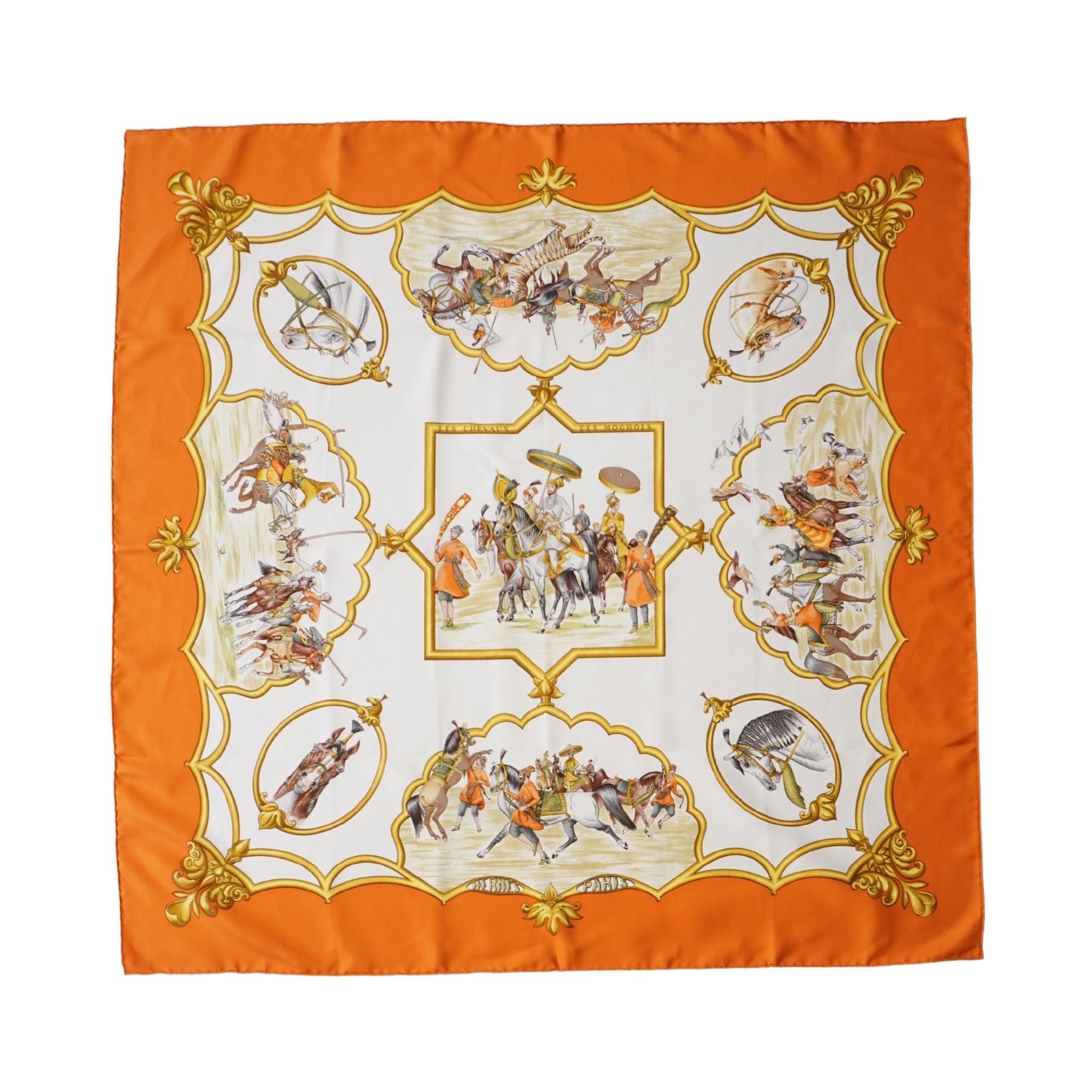 Hermes 'Les Chevaux Des Moghols' Scarf