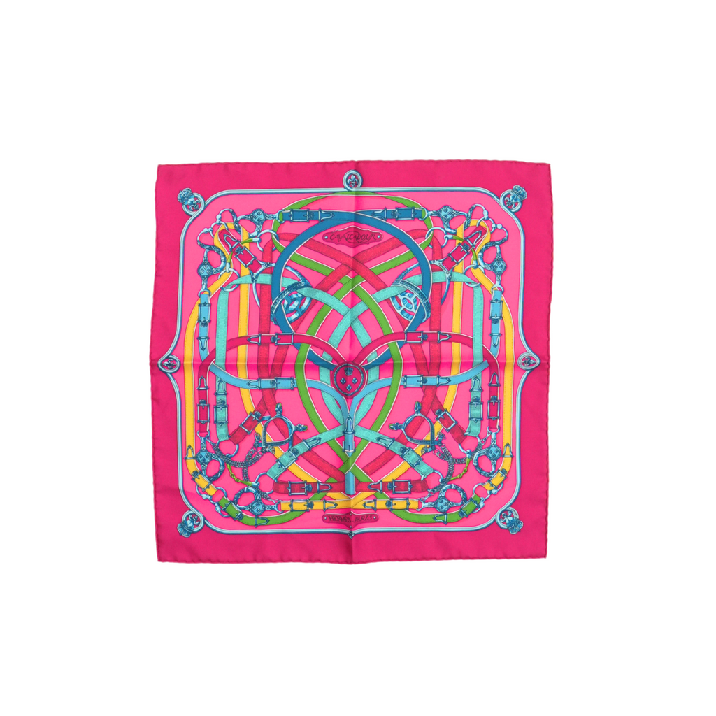 Hermes 'Cavalcadour' Silk Scarf