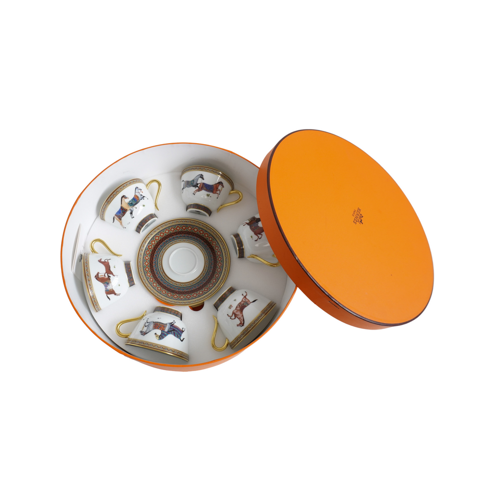 Hermes 'Cheval d’Orient' Tea Set