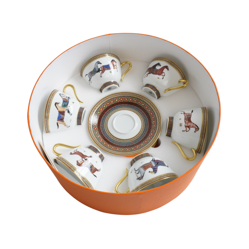 Hermes 'Cheval d’Orient' Tea Set