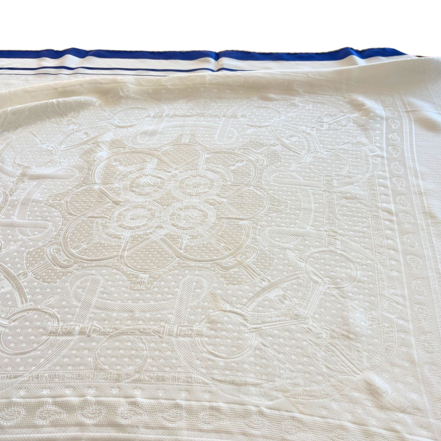 Hermes Jacquard Silk Scarf