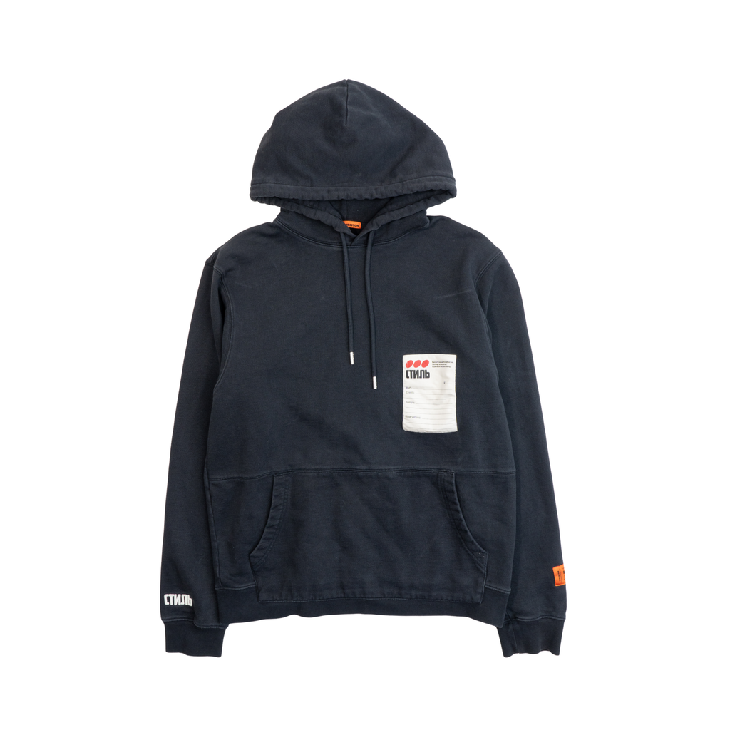 Heron Preston 'Sticker Label' Hoodie - Men's XXS