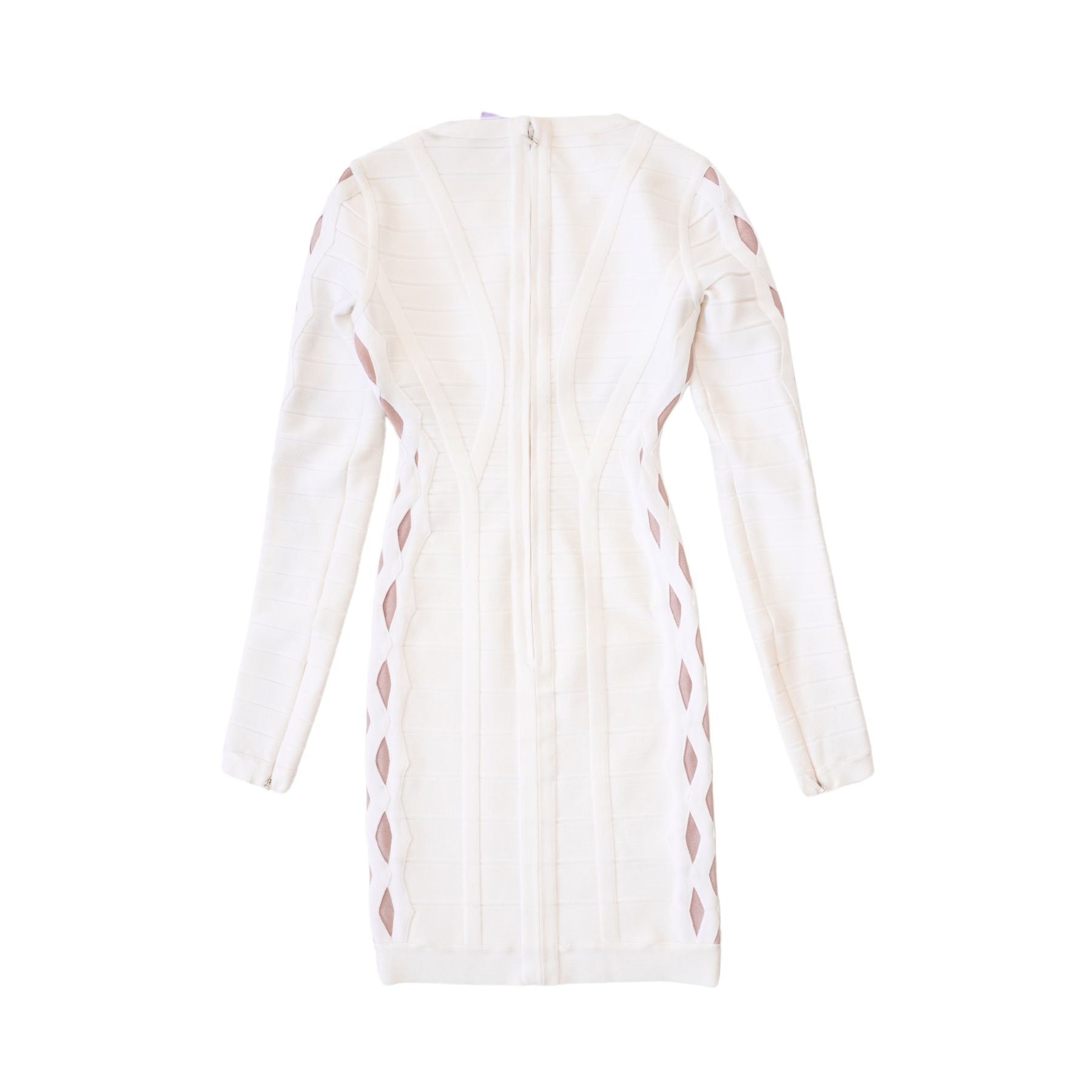 Herve Leger Long-Sleeve Bandage Dress - Women's XS