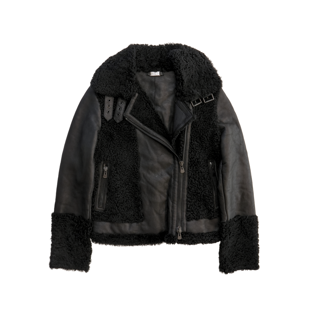 HiSO 'Soul Moto' Shearling Jacket - Women's XS
