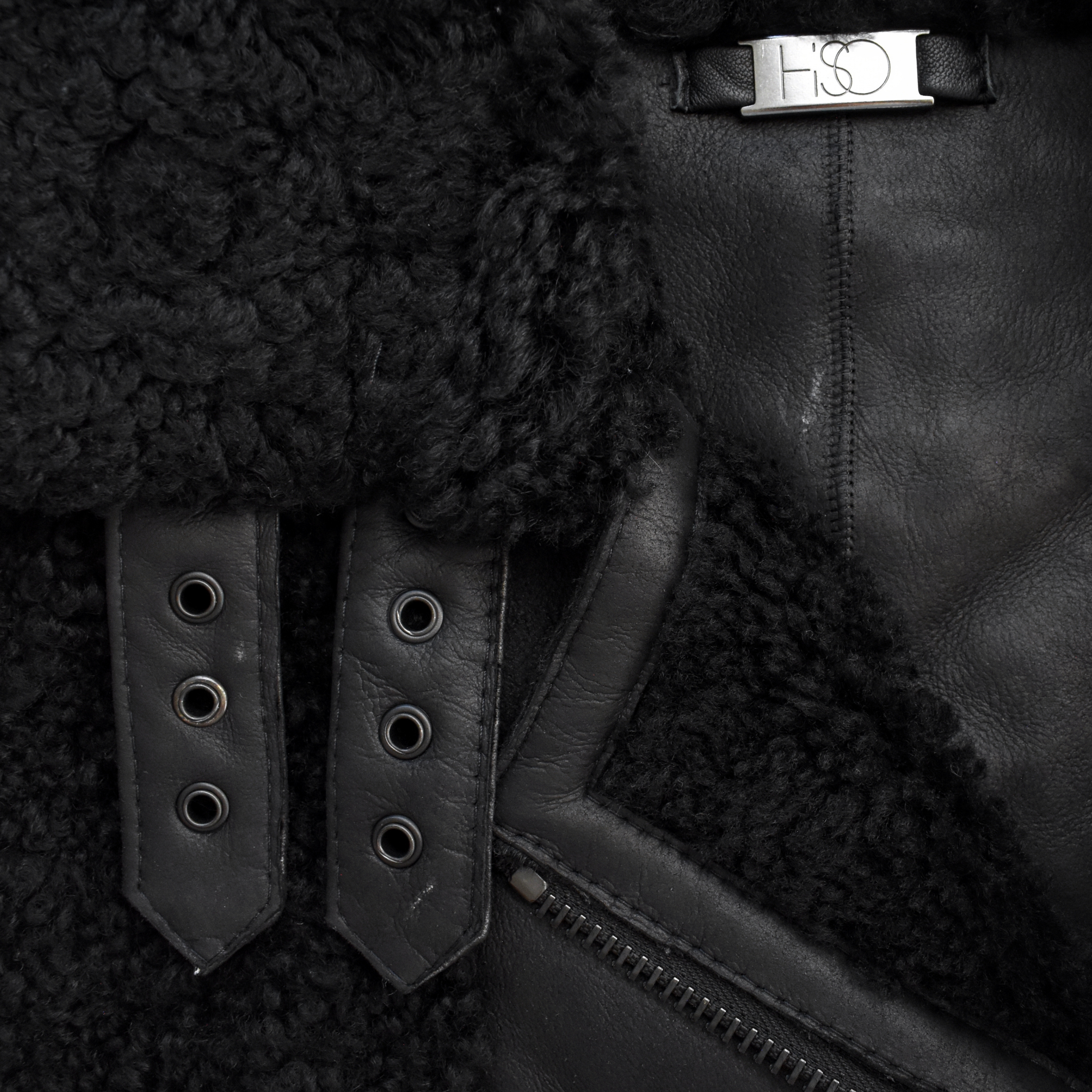 HiSO 'Soul Moto' Shearling Jacket - Women's XS