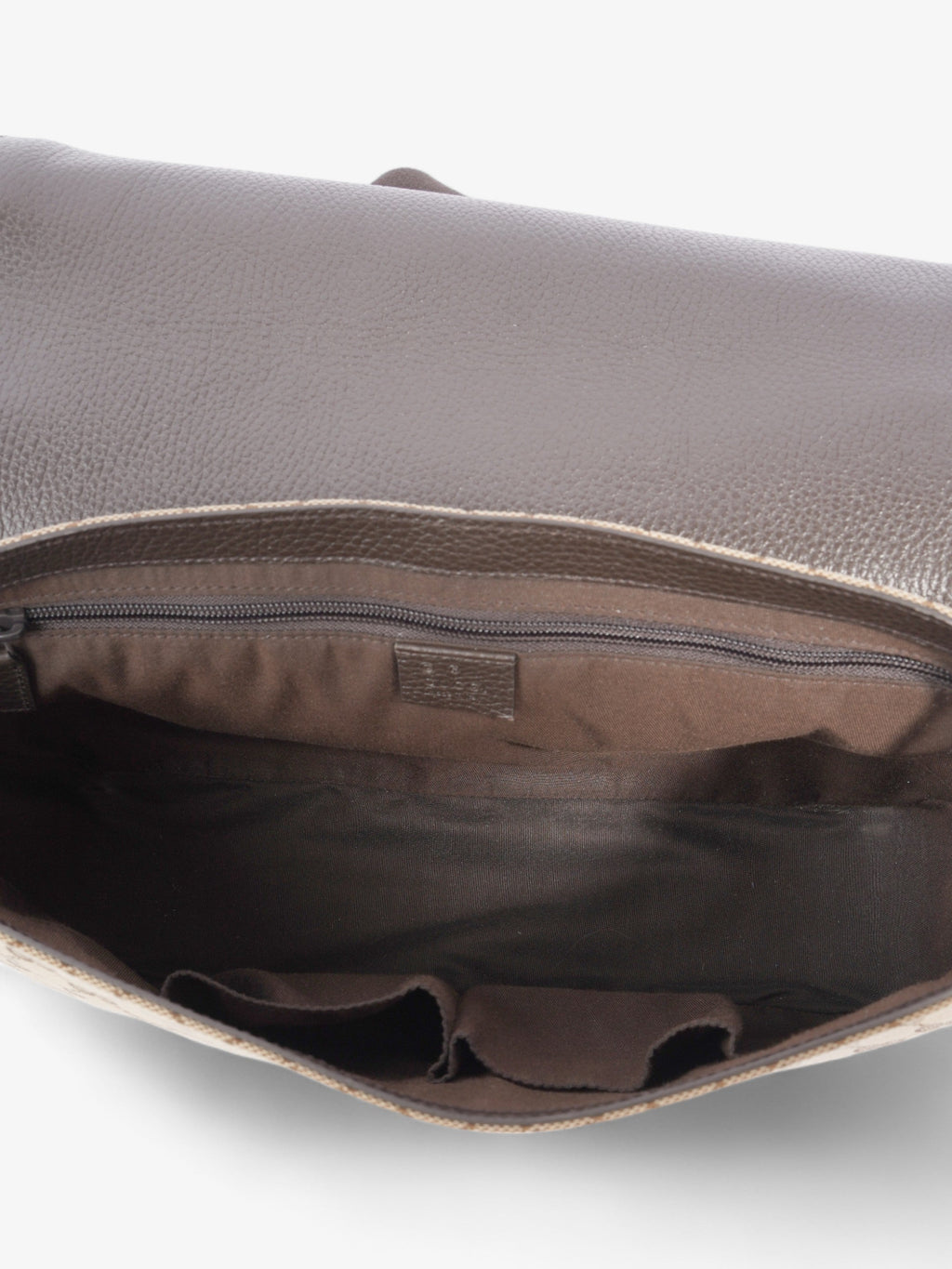 Gucci GG Flap Messenger Bag  Beige Canvas