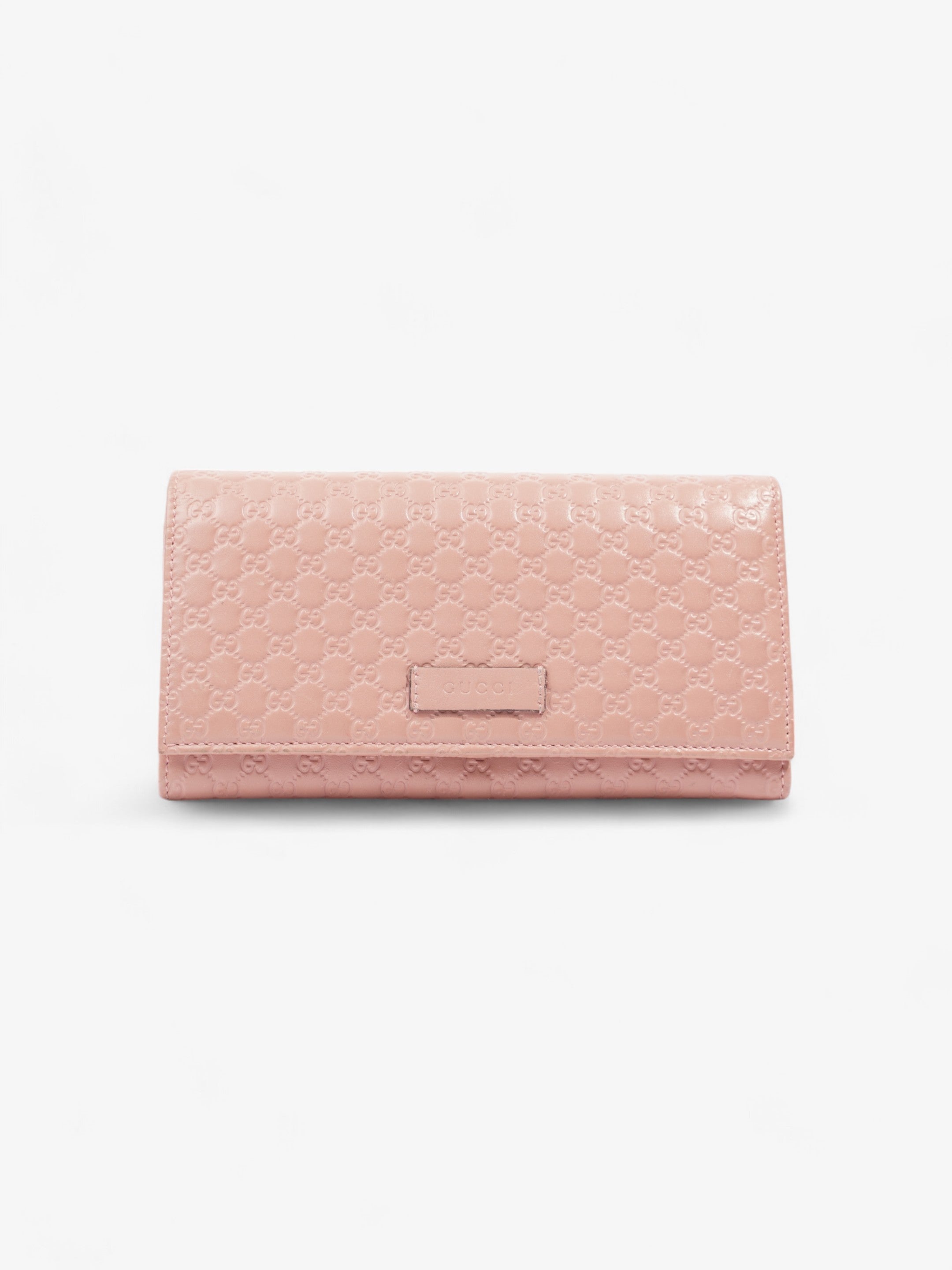 Gucci Continental Flap Wallet Pink Leather