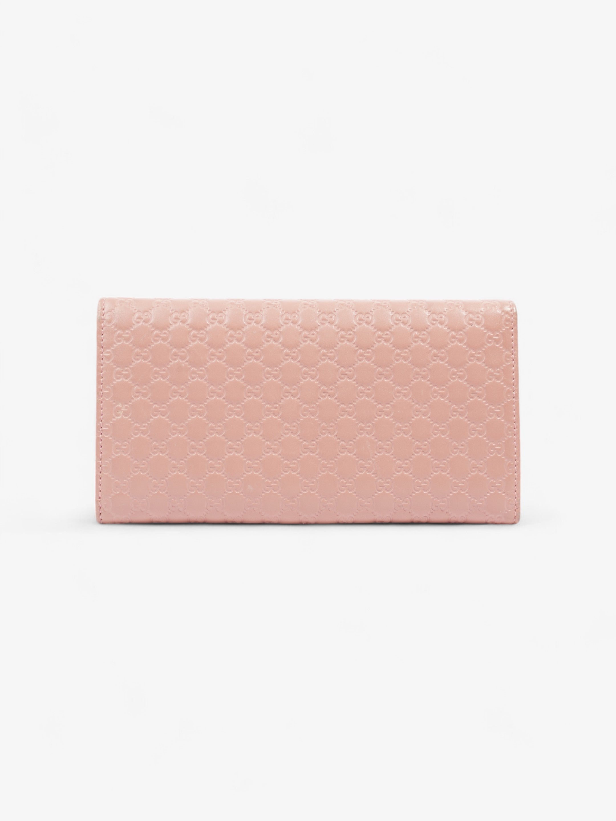 Gucci Continental Flap Wallet Pink Leather