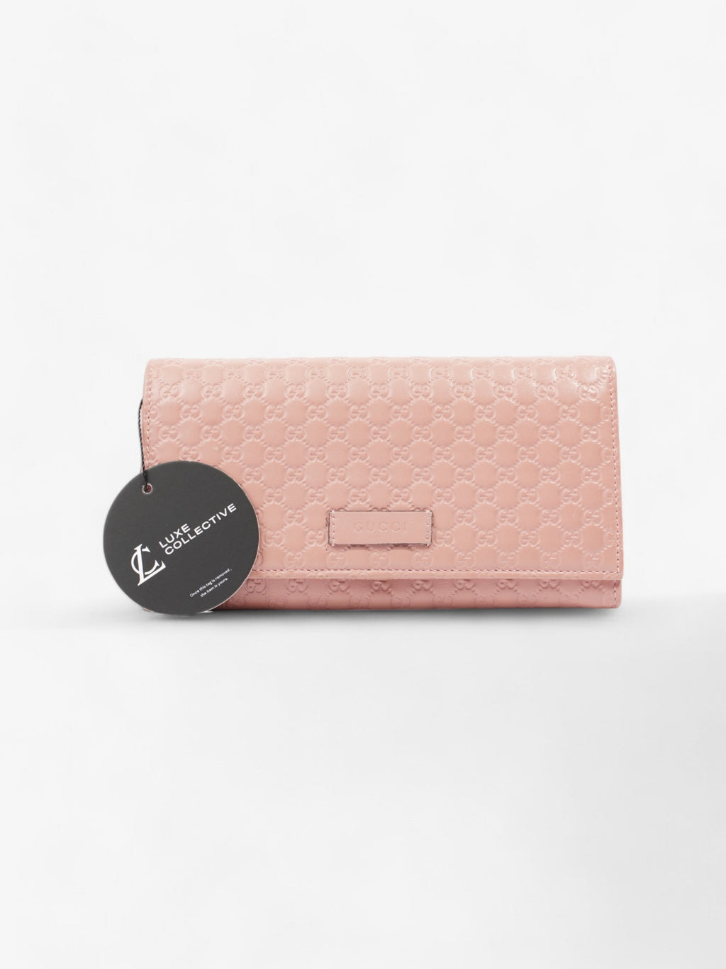Gucci Continental Flap Wallet Pink Leather