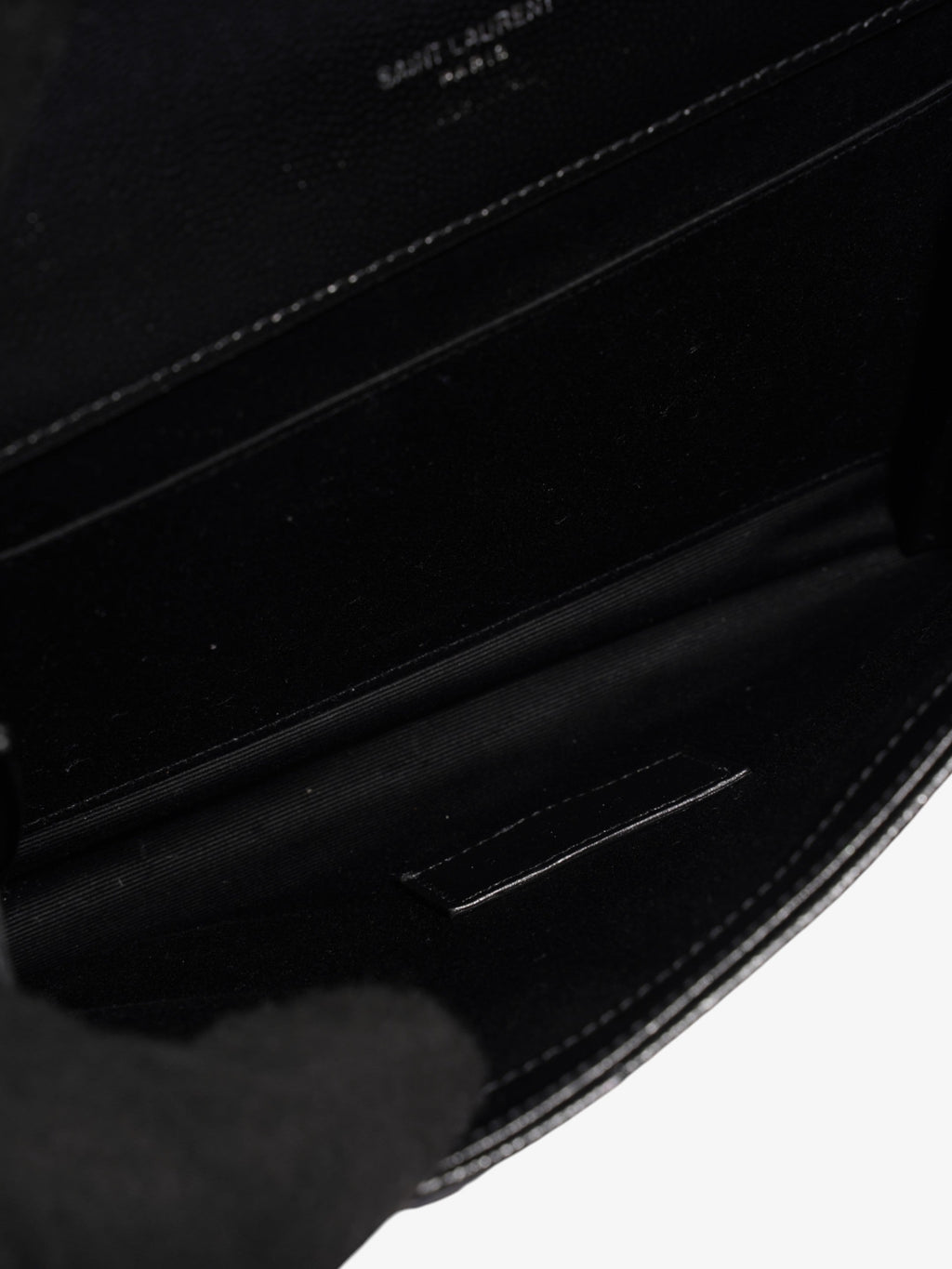 Saint Laurent Cassandre Clutch Black Matelasse Leather