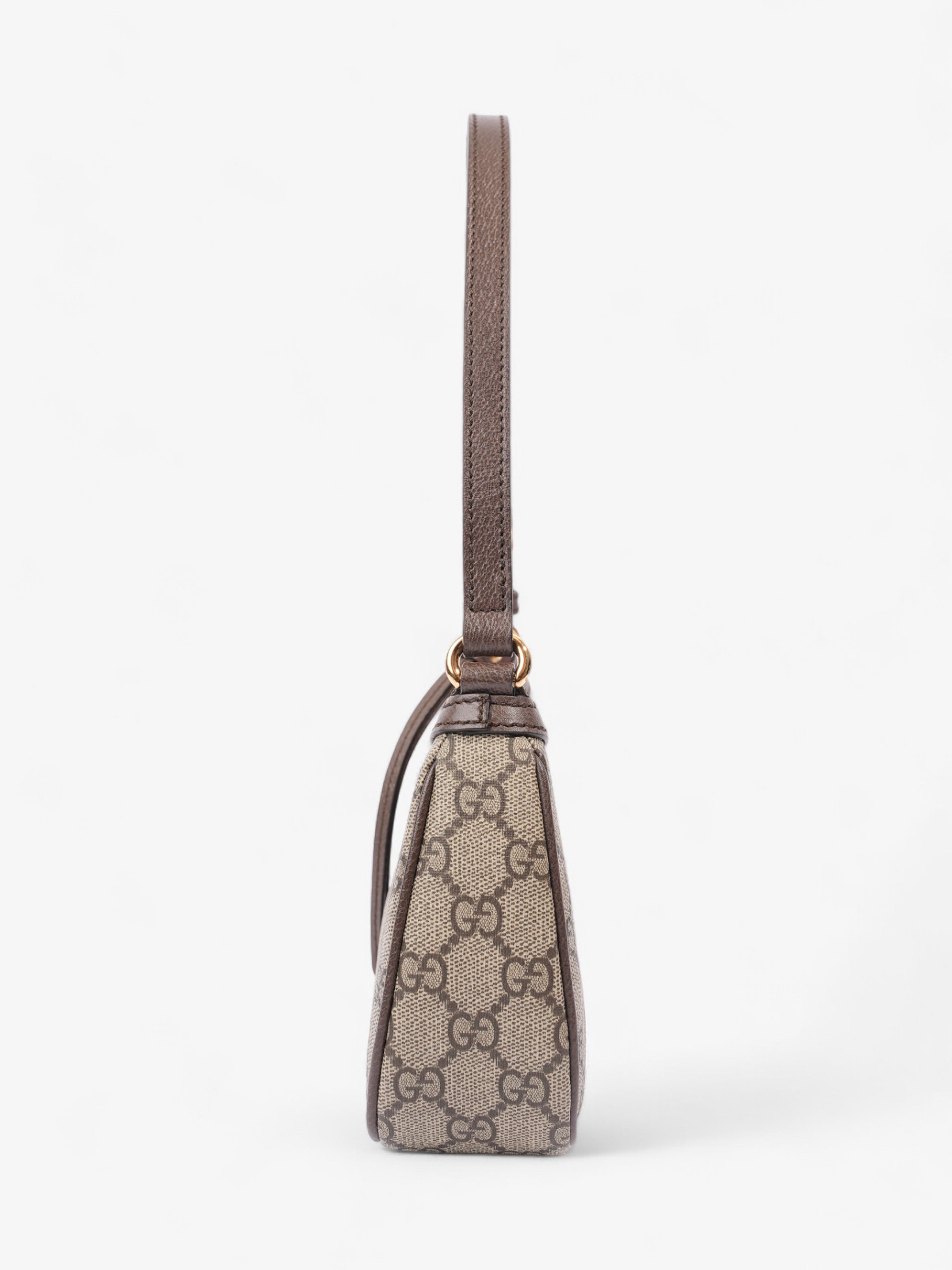 Gucci Ophidia Beige And Ebony GG Supreme Coated Canvas Small
