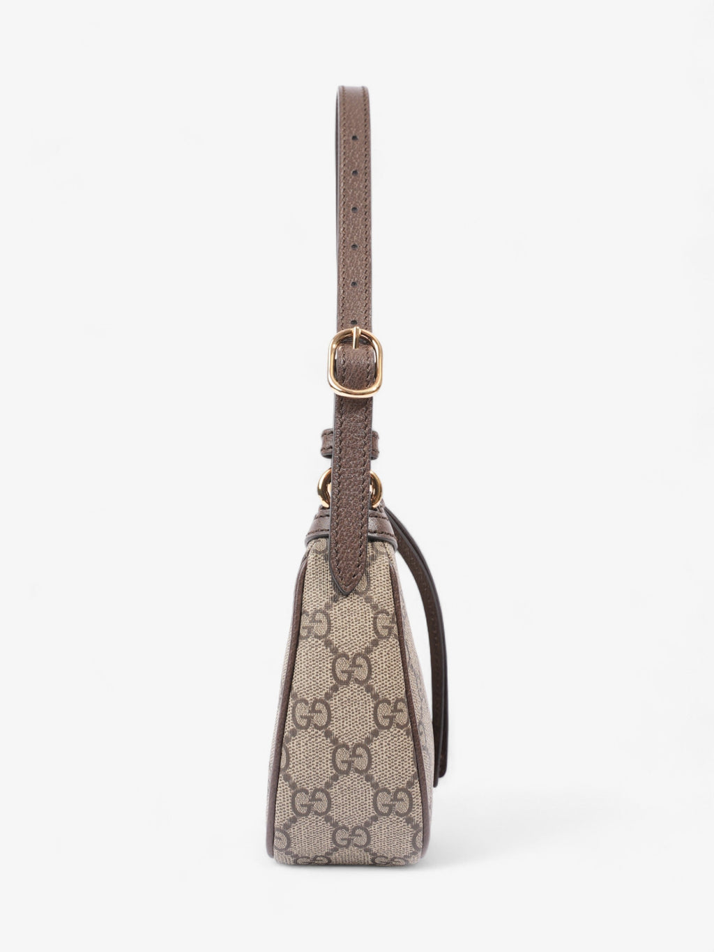 Gucci Ophidia Beige And Ebony GG Supreme Coated Canvas Small